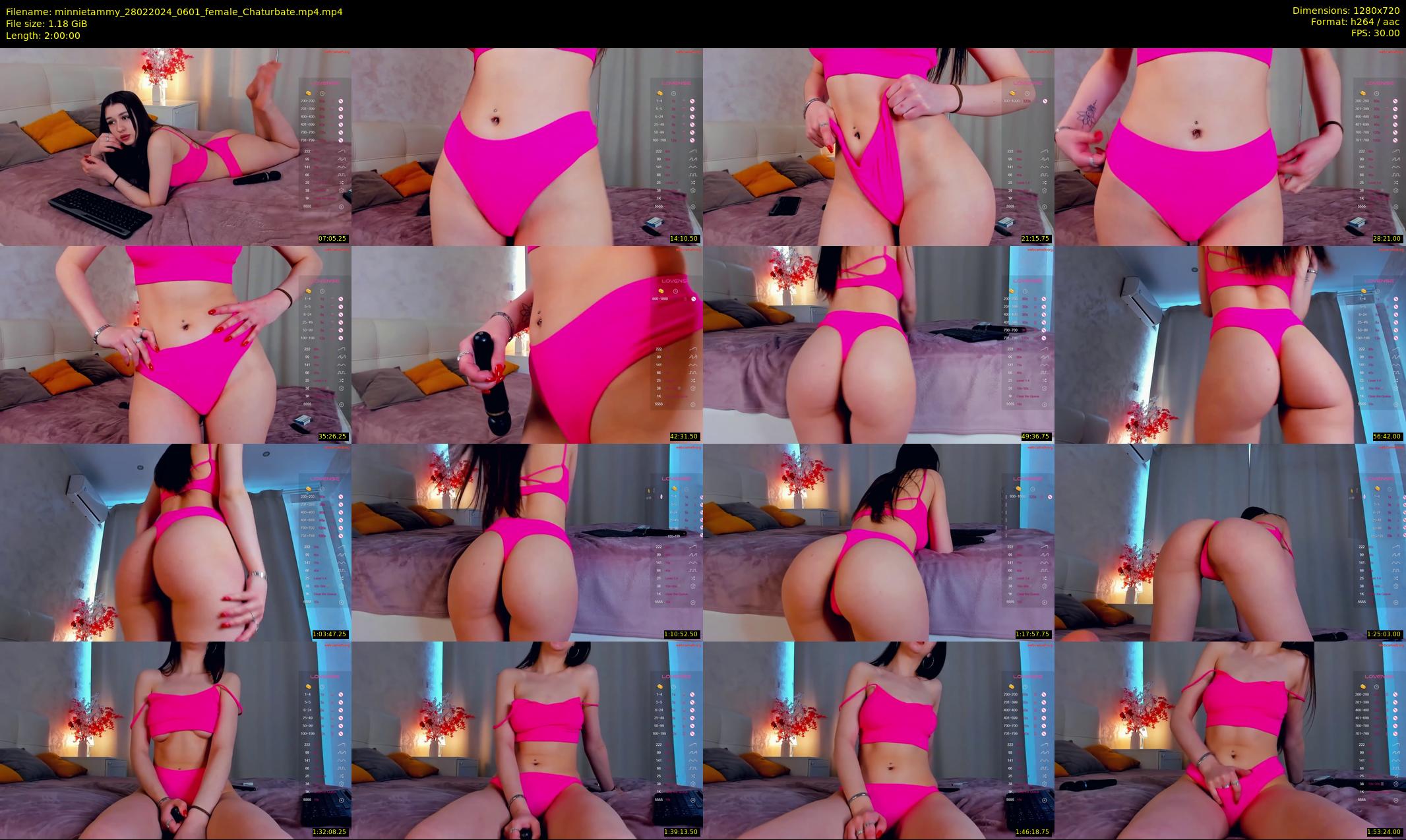 minnietammy — 120 minute Chaturbate female cam show recording, 720p, Feb 28, 2024