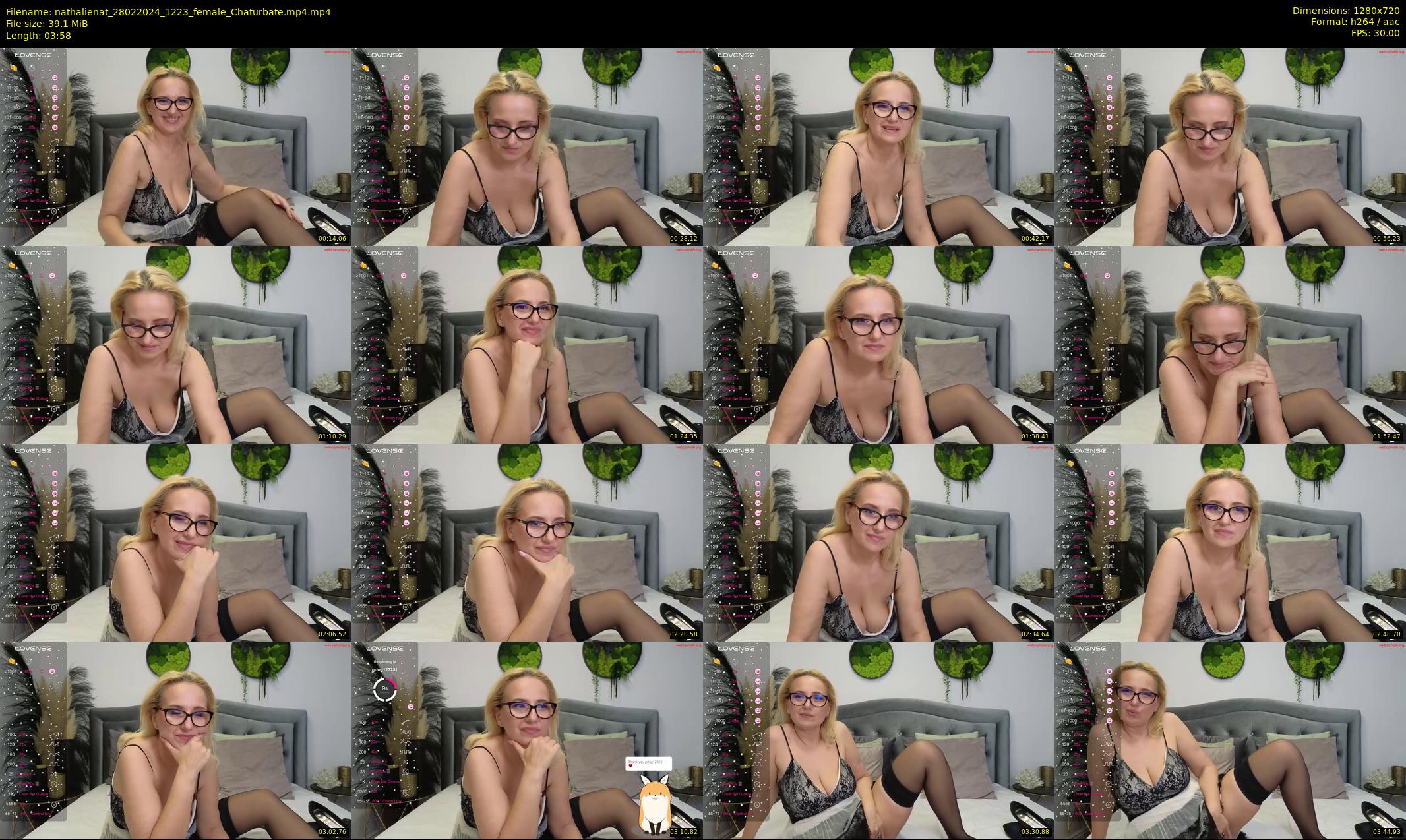 nathalienat — 4 minute Chaturbate female cam show recording, 720p, Feb 28, 2024