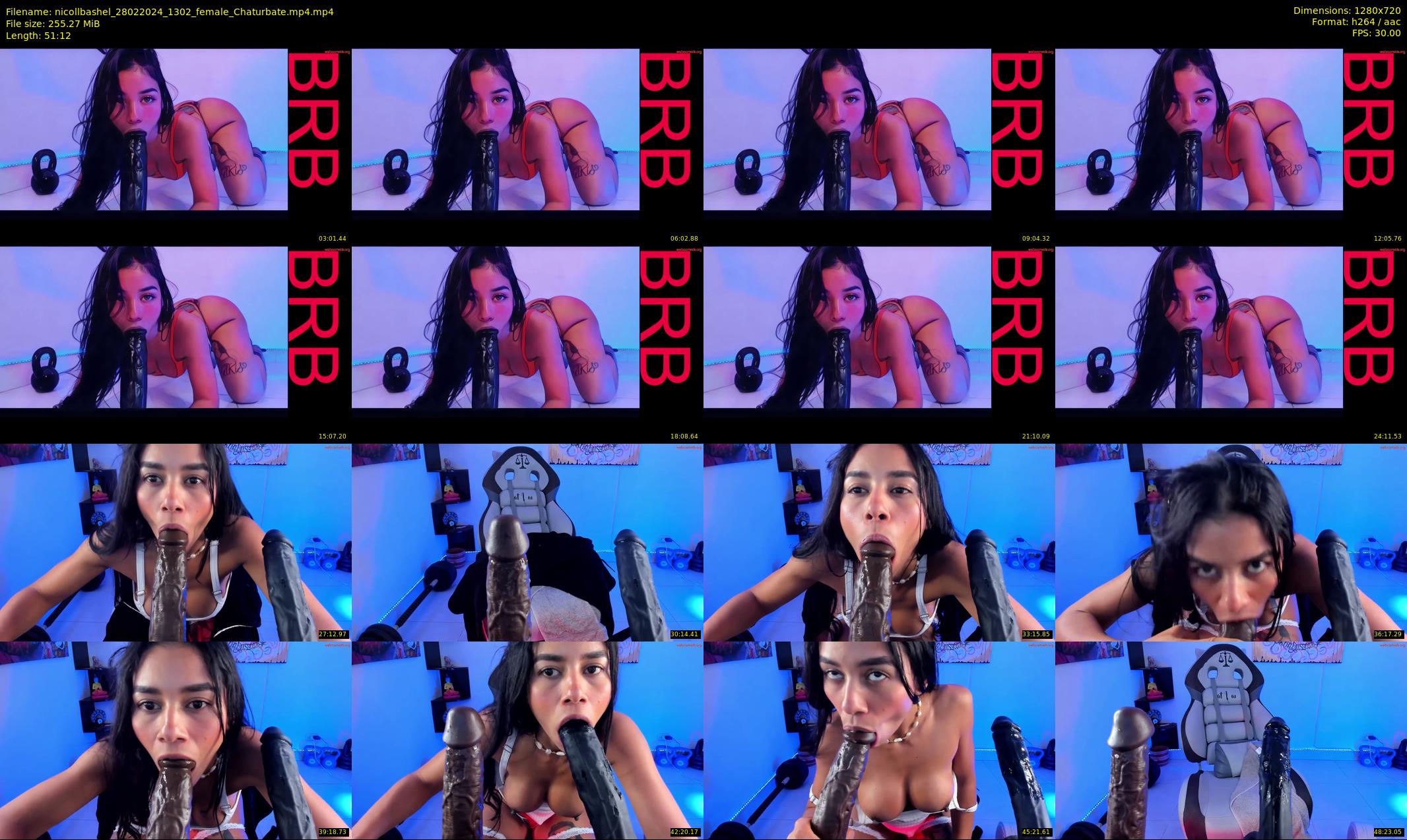nicollbashel — 52 minute Chaturbate female cam show recording, 720p, Feb 28, 2024