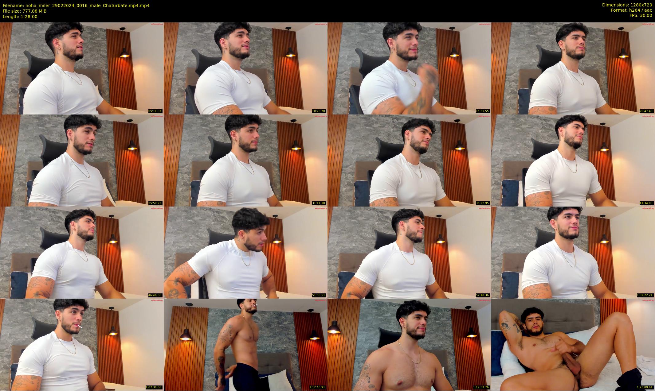 noha_miler — 88 minute Chaturbate male cam show recording, 720p, Feb 29, 2024