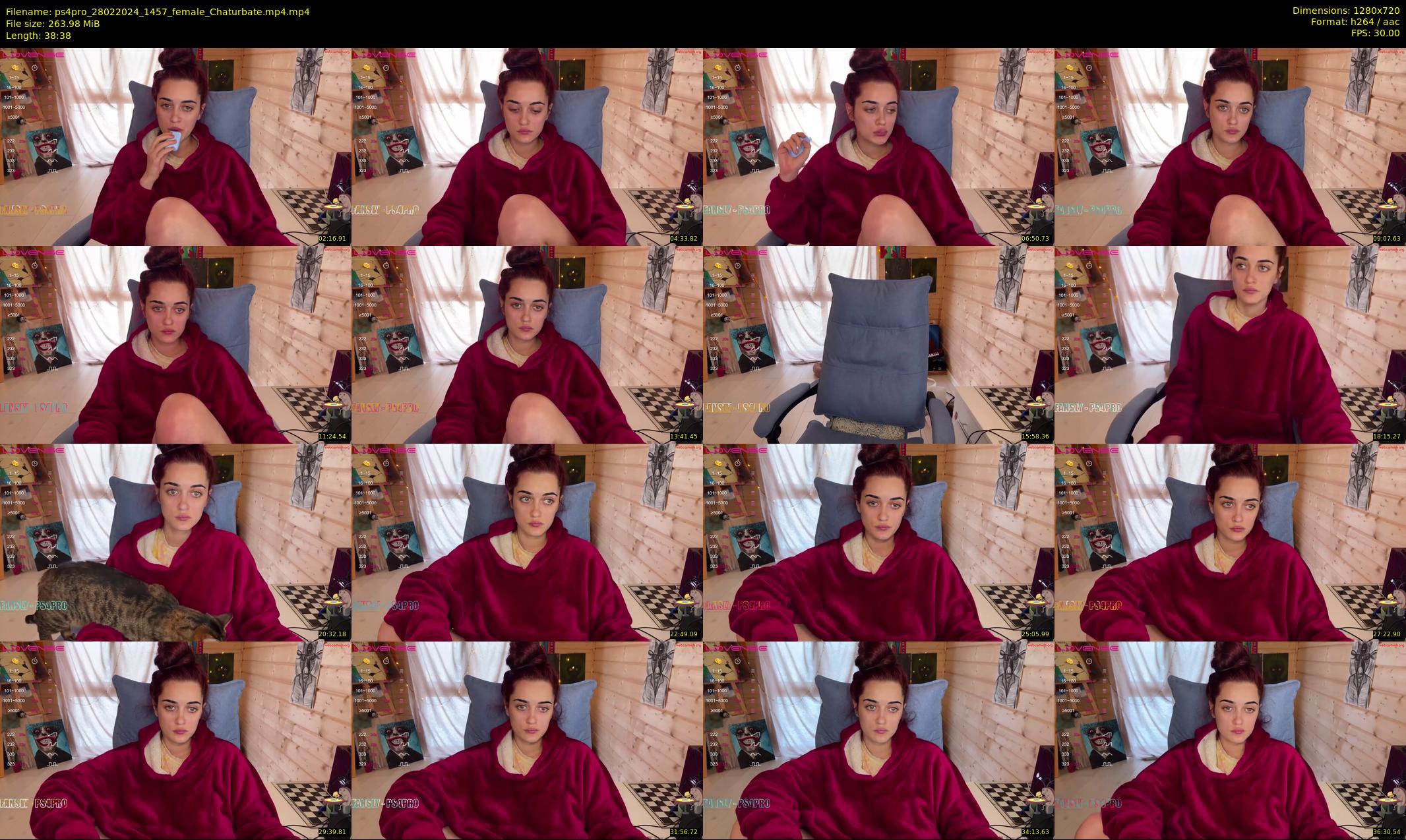 ps4pro — 39 minute Chaturbate female cam show recording, 720p, Feb 28, 2024