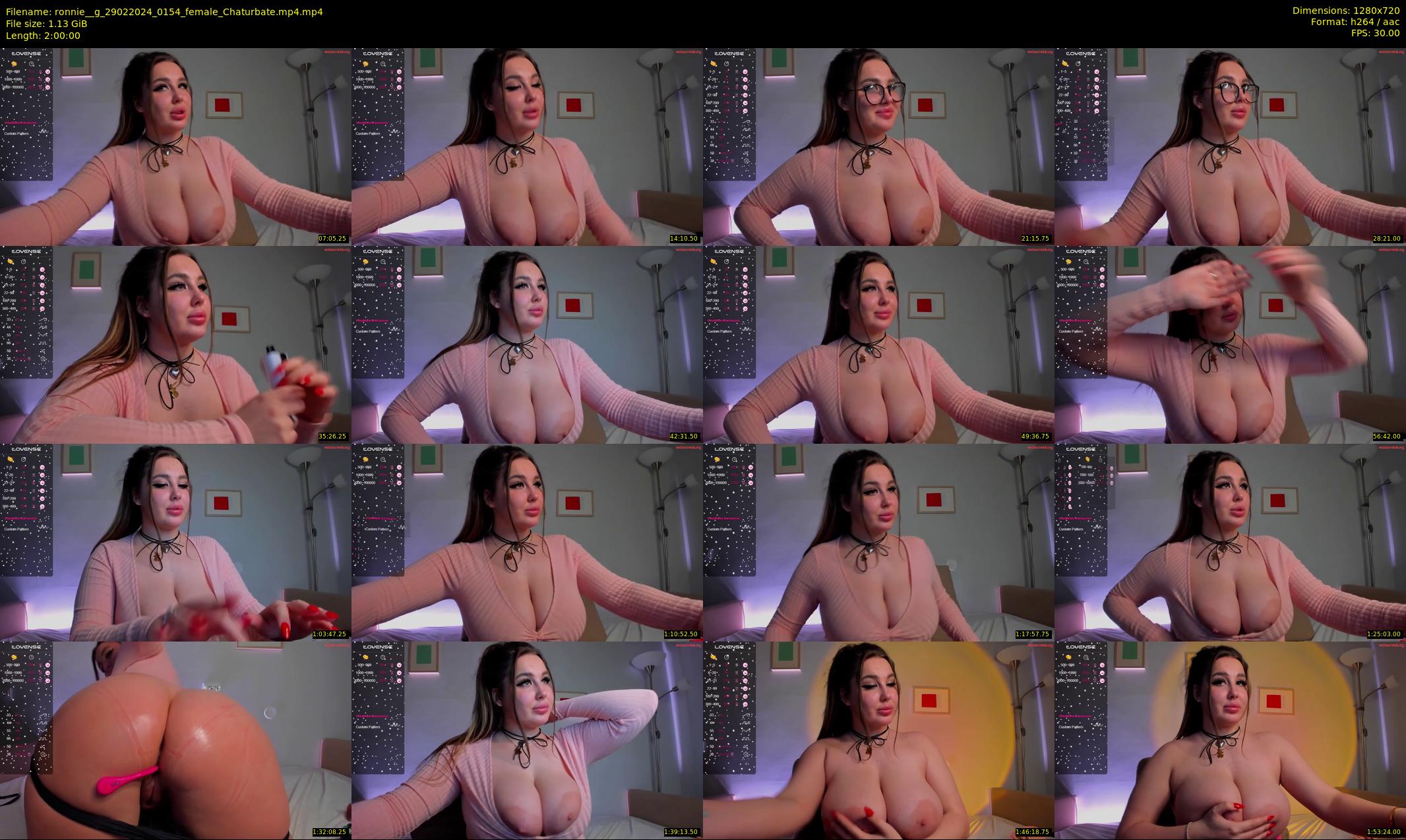 ronnie__g — 120 minute Chaturbate female cam show recording, 720p, Feb 29, 2024