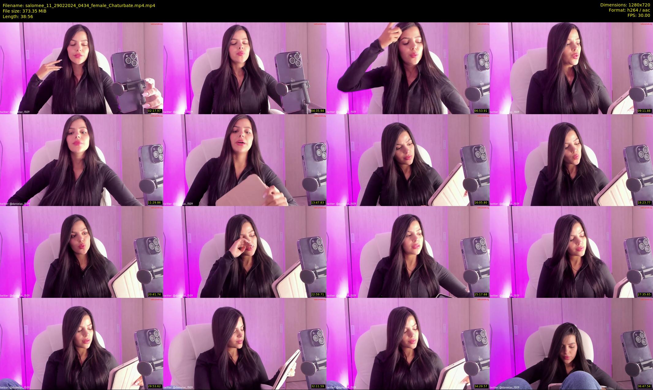 salomee_11 — 39 minute Chaturbate female cam show recording, 720p, Feb 29, 2024