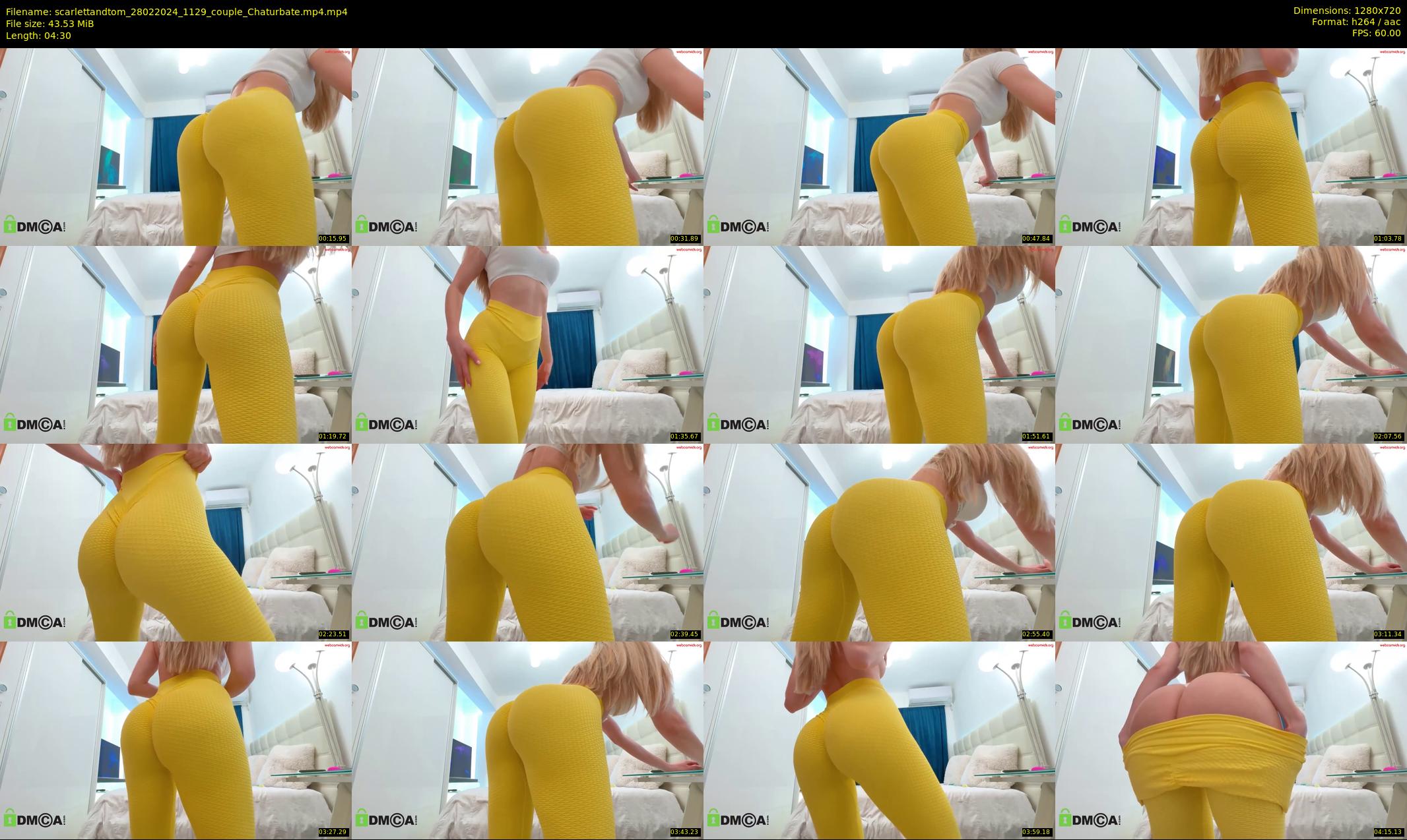scarlettandtom — 5 minute Chaturbate couple cam show recording, 720p, Feb 28, 2024