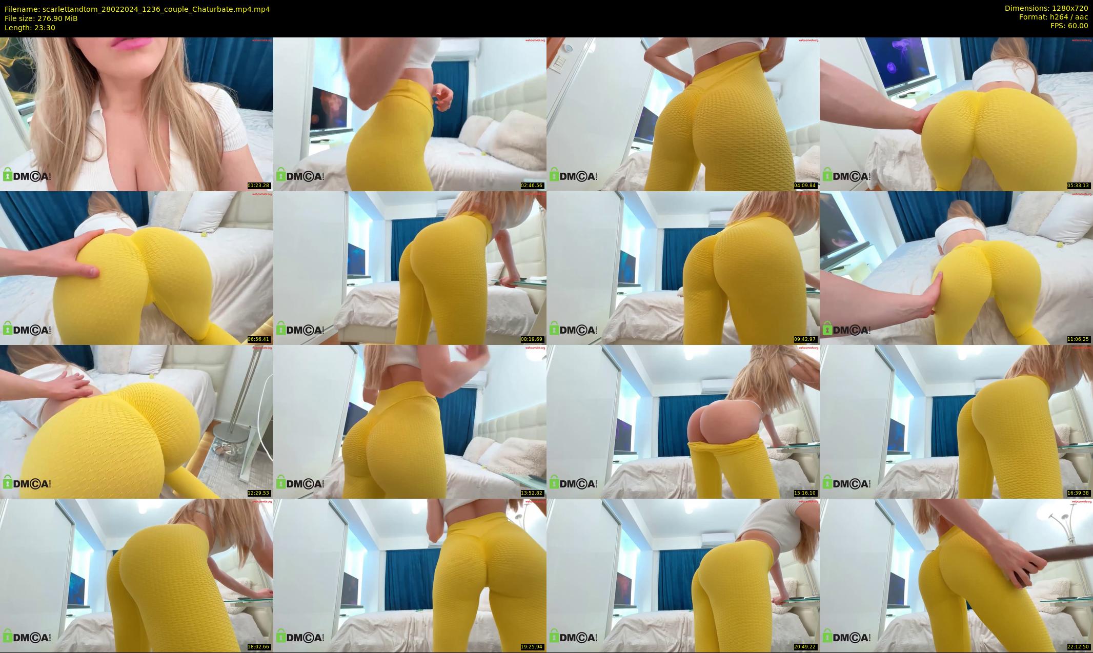 scarlettandtom — 24 minute Chaturbate couple cam show recording, 720p, Feb 28, 2024