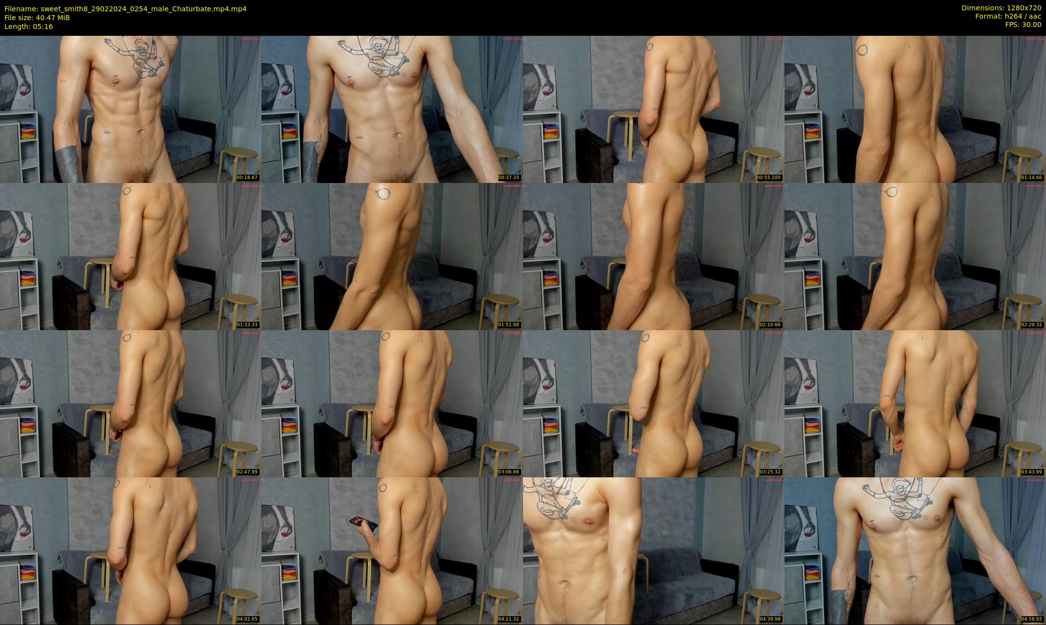sweet_smith8 — 6 minute Chaturbate male cam show recording, 720p, Feb 29, 2024
