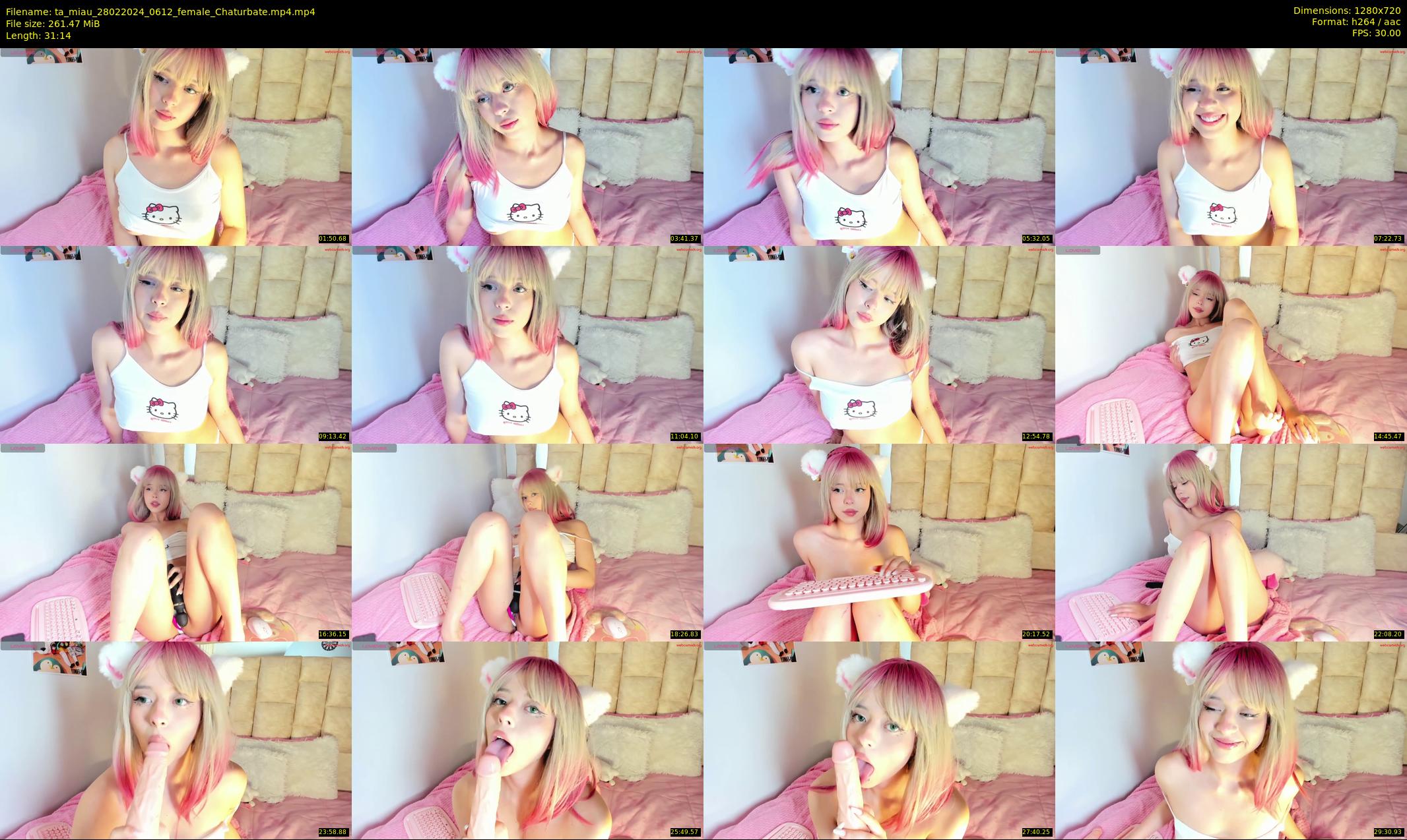 ta_miau — 32 minute Chaturbate female cam show recording, 720p, Feb 28, 2024