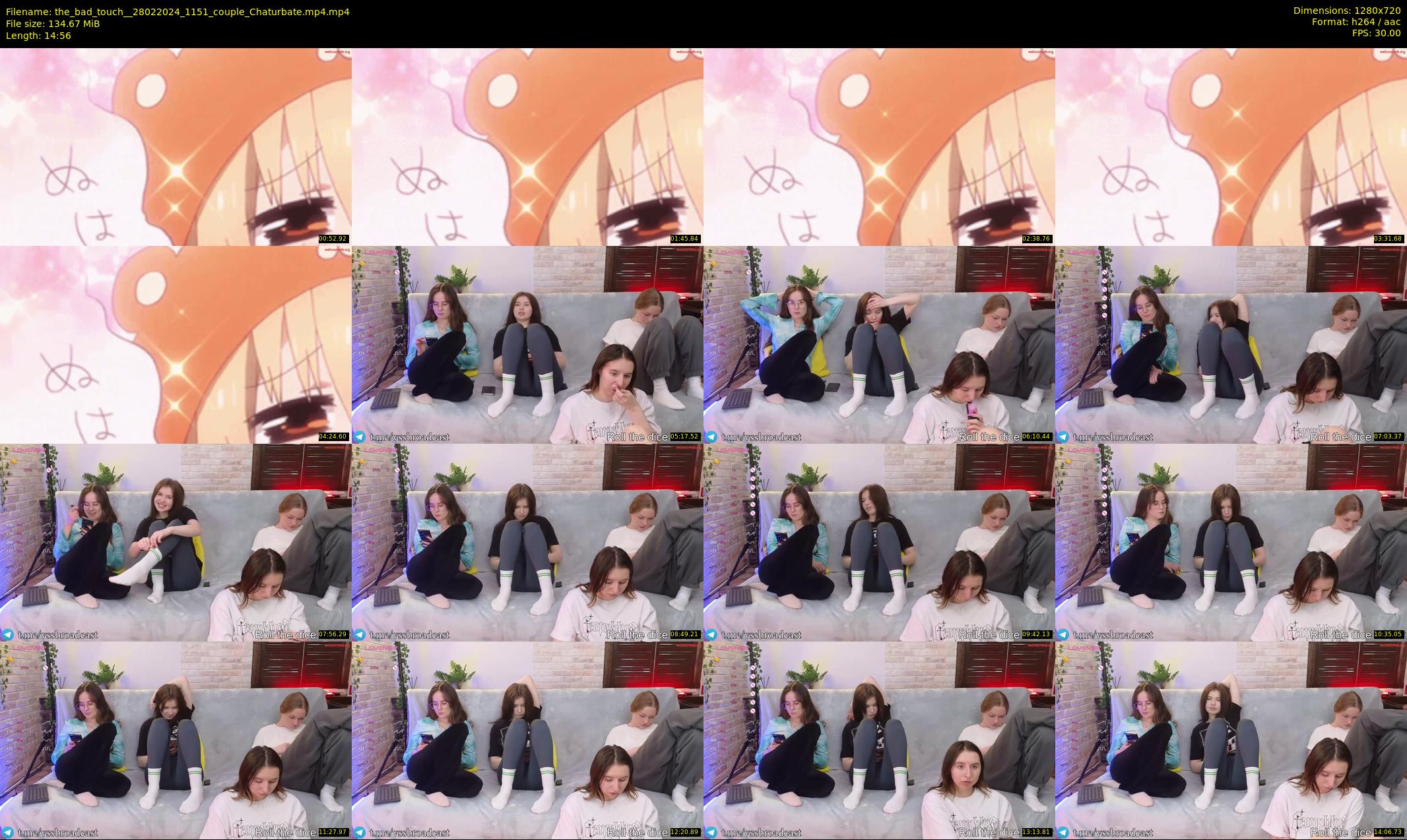the_bad_touch_ — 15 minute Chaturbate couple cam show recording, 720p, Feb 28, 2024