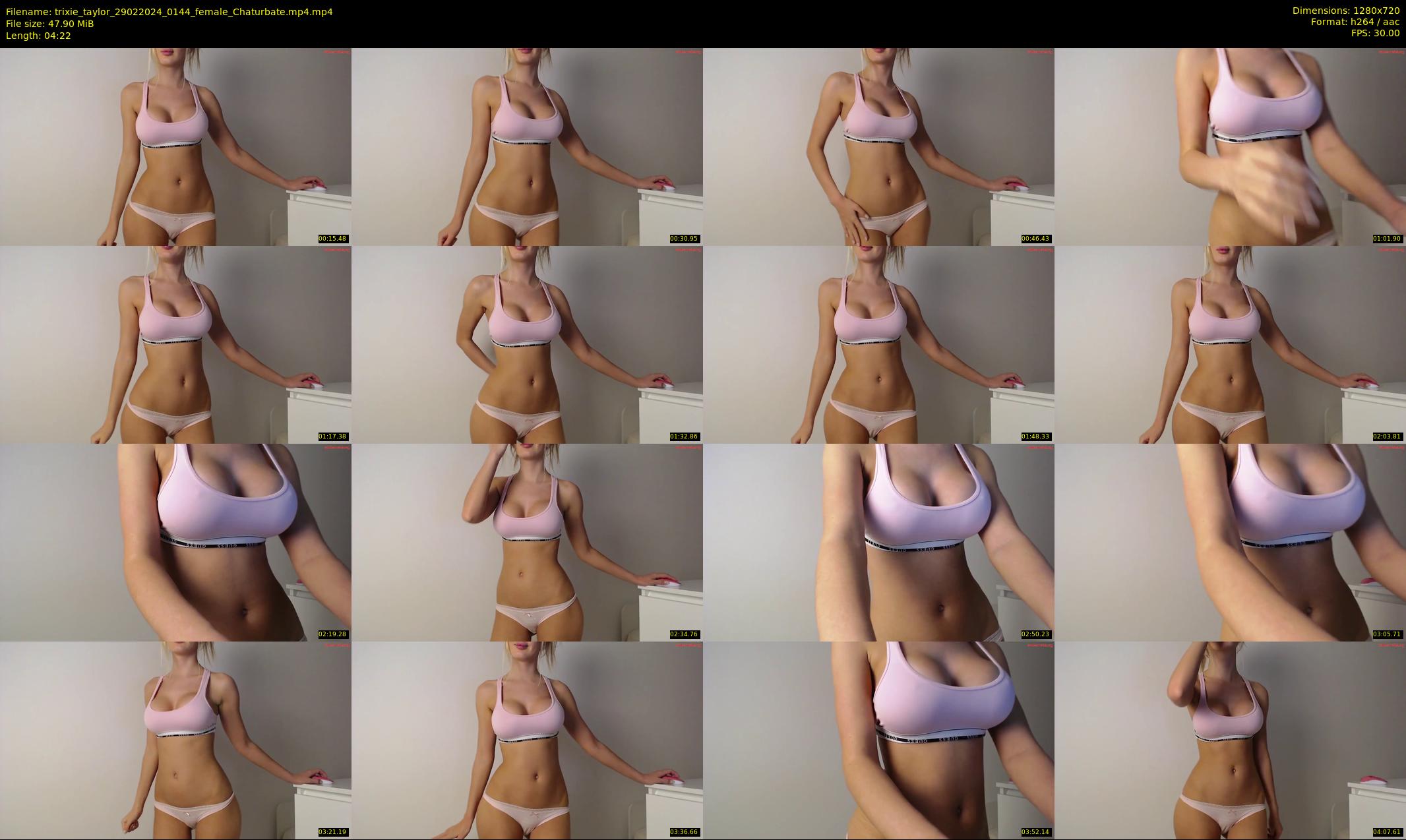 trixie_taylor — 5 minute Chaturbate female cam show recording, 720p, Feb 29, 2024