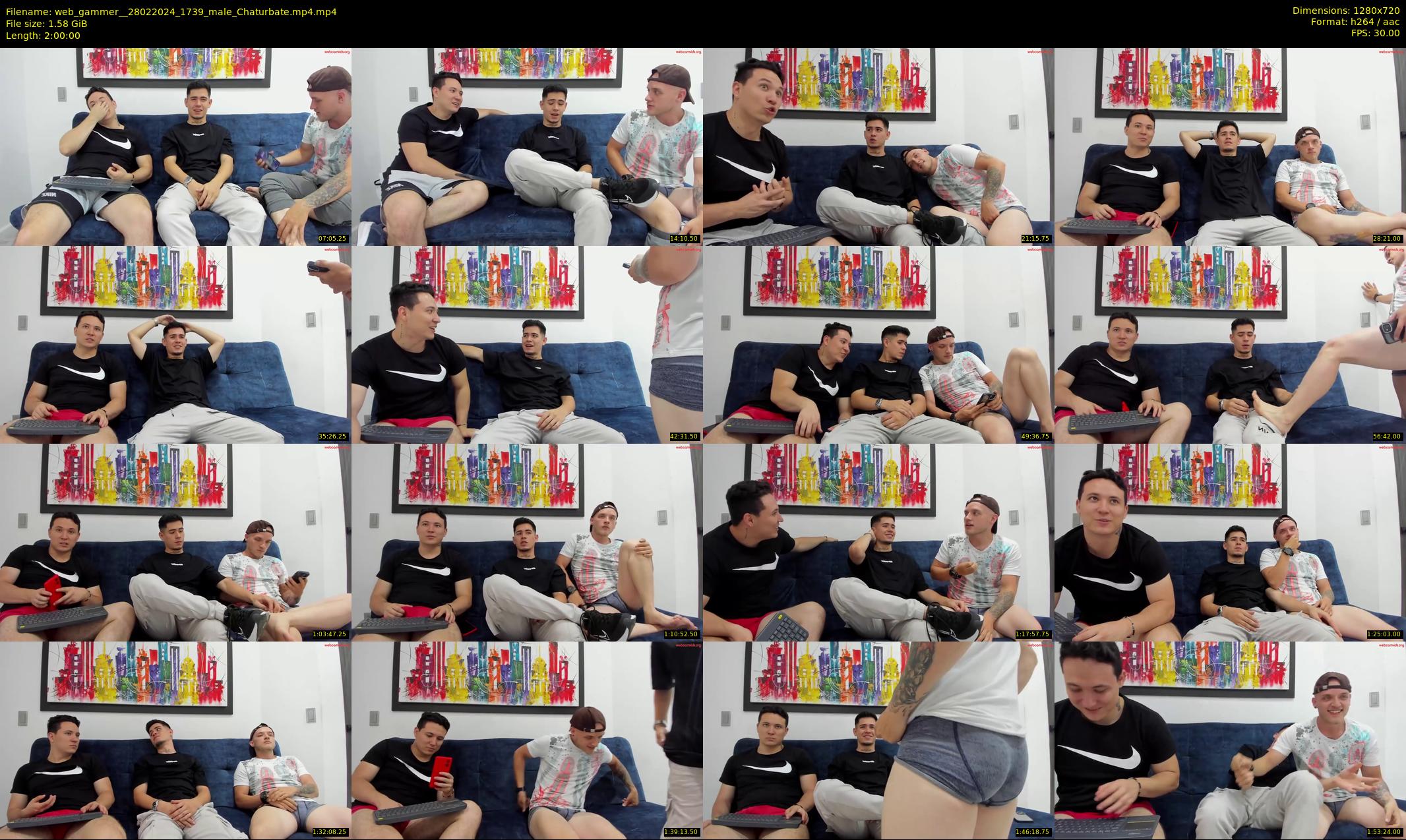 web_gammer_ — 120 minute Chaturbate male cam show recording, 720p, Feb 28, 2024