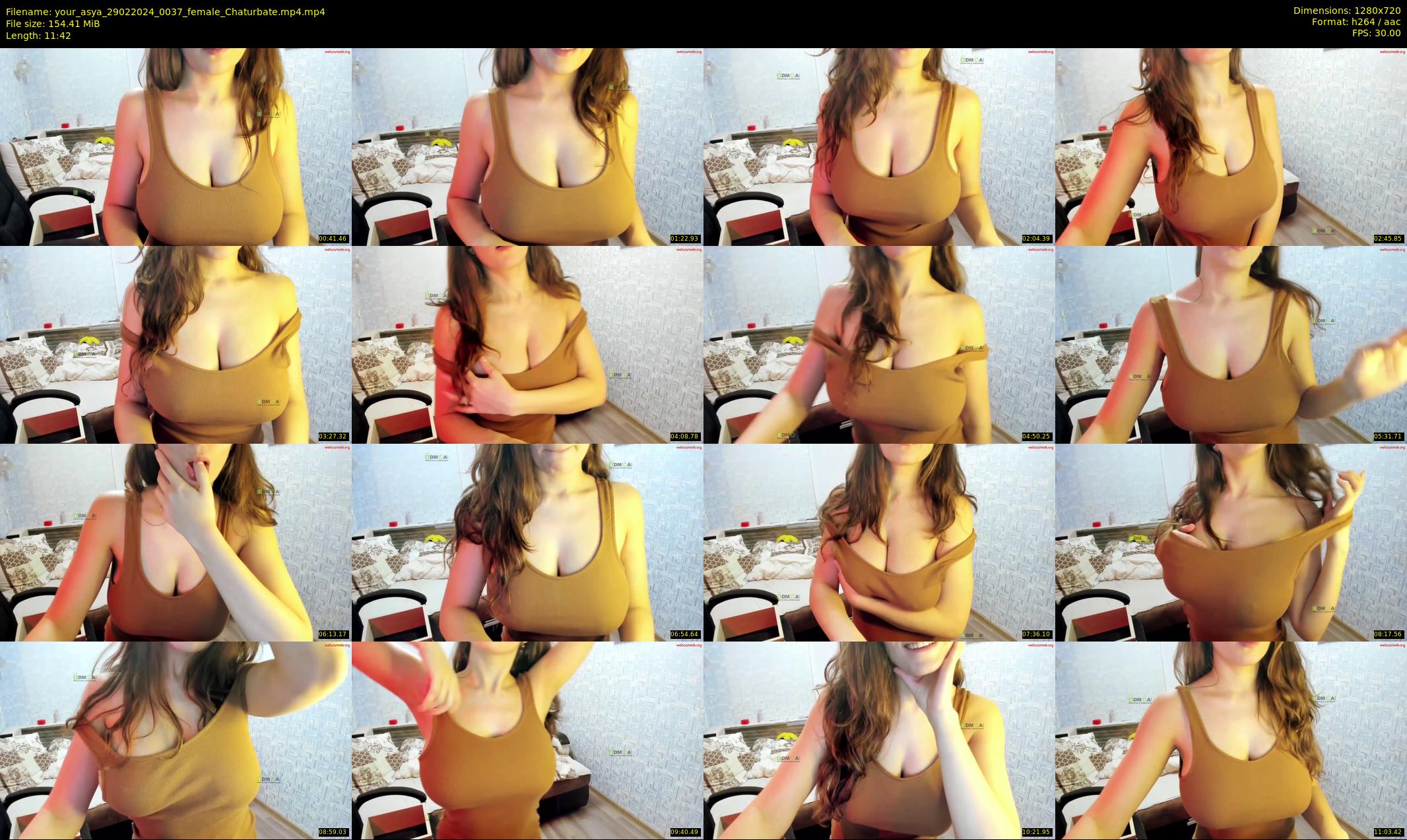 your_asya — 12 minute Chaturbate female cam show recording, 720p, Feb 29, 2024