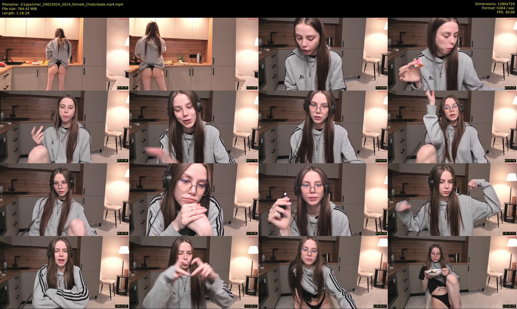 1i1ypa1mer — 87 minute Chaturbate female cam show recording, 720p, Feb 29, 2024