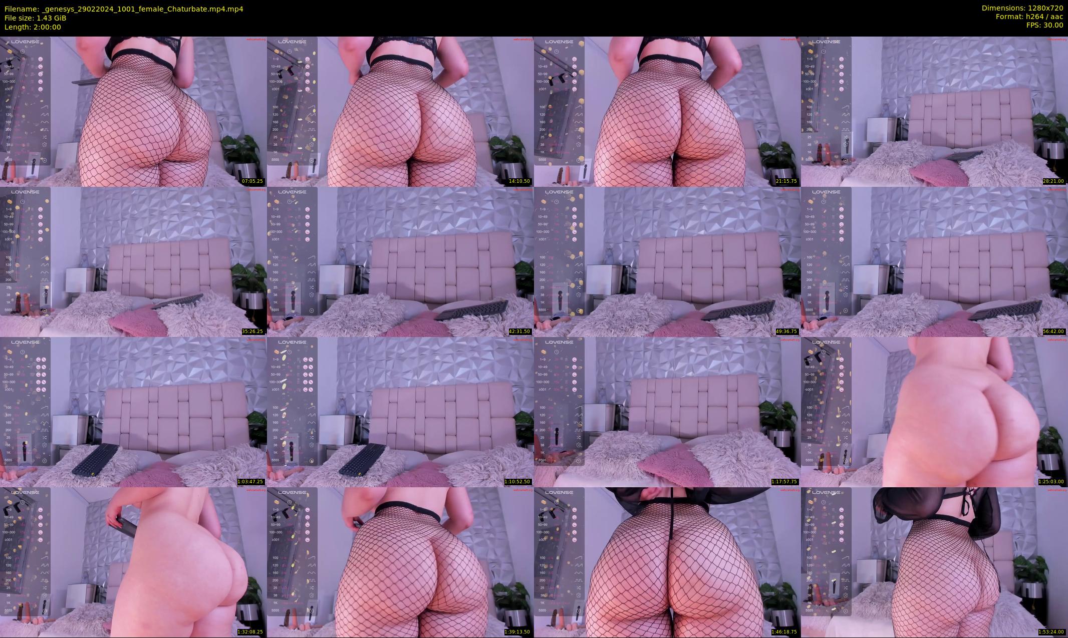 _genesys — 120 minute Chaturbate female cam show recording, 720p, Feb 29, 2024