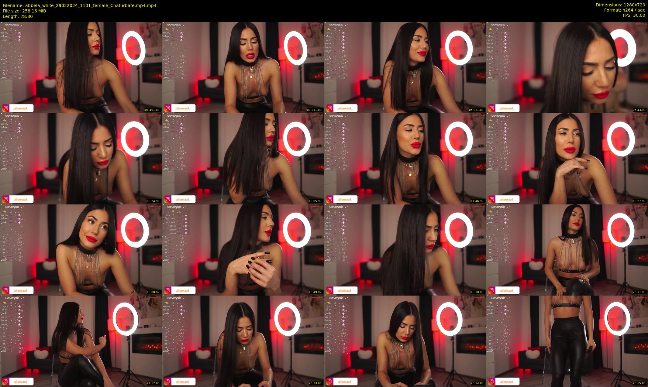 abbela_white — 29 minute Chaturbate female cam show recording, 720p, Feb 29, 2024