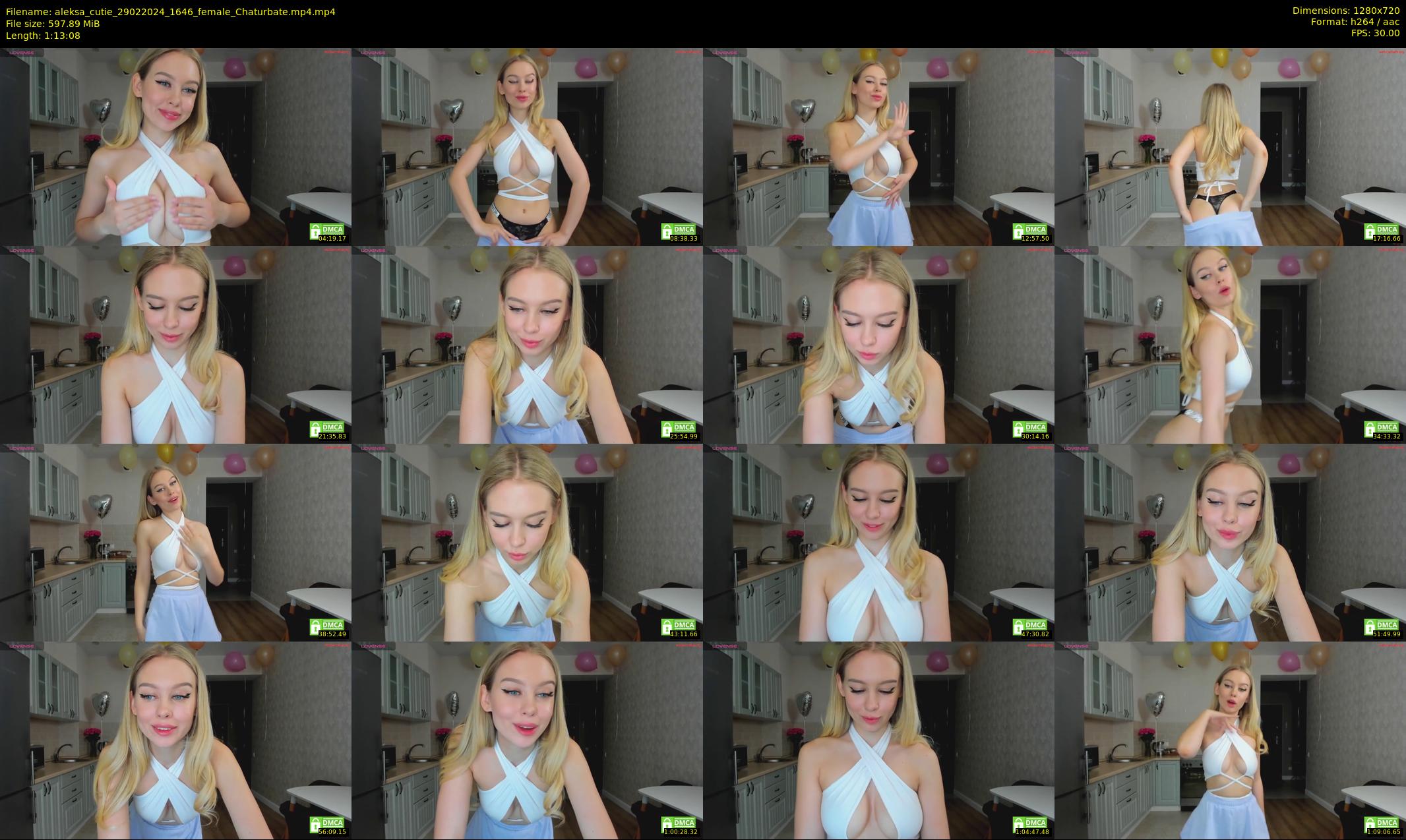 aleksa_cutie — 74 minute Chaturbate female cam show recording, 720p, Feb 29, 2024