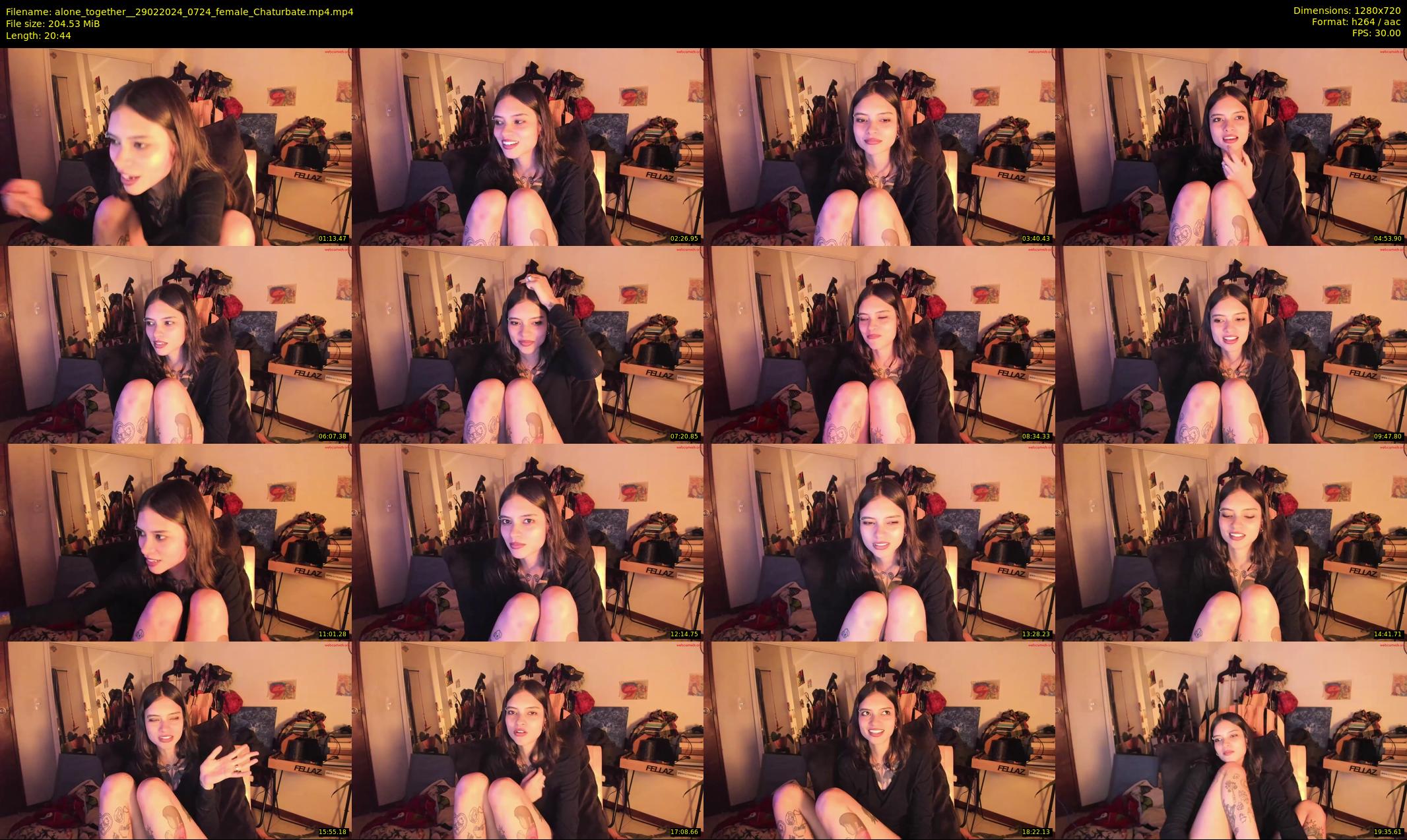 alone_together_ — 21 minute Chaturbate female cam show recording, 720p, Feb 29, 2024