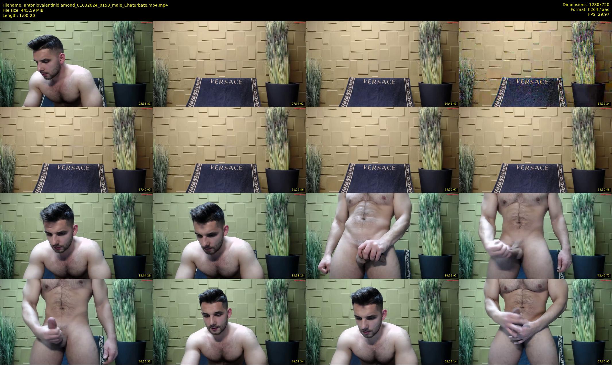 antoniovalentinidiamond — 61 minute Chaturbate male cam show recording, 720p, Mar 1, 2024