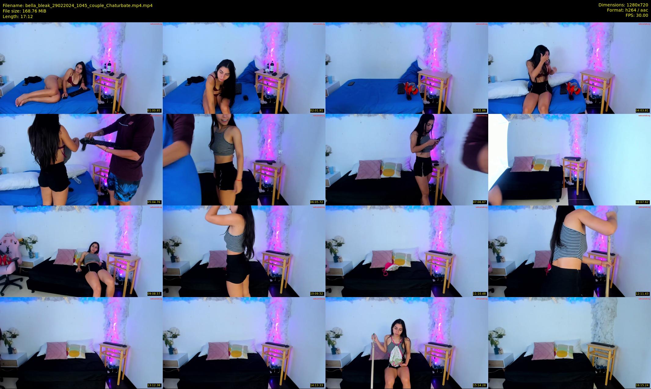 bella_bleak — 18 minute Chaturbate couple cam show recording, 720p, Feb 29, 2024