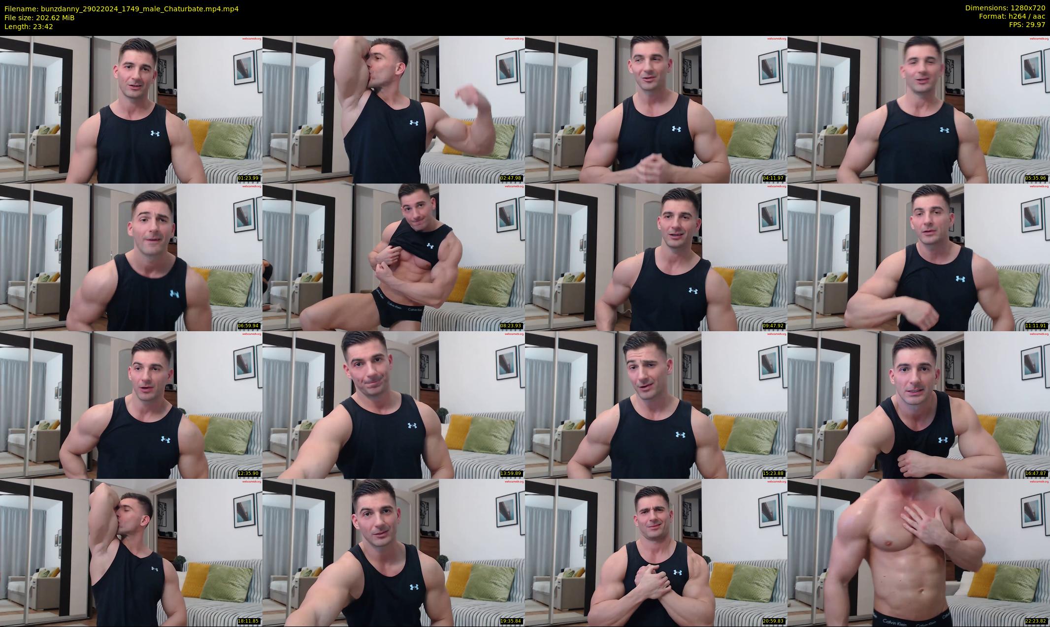 bunzdanny — 24 minute Chaturbate male cam show recording, 720p, Feb 29, 2024