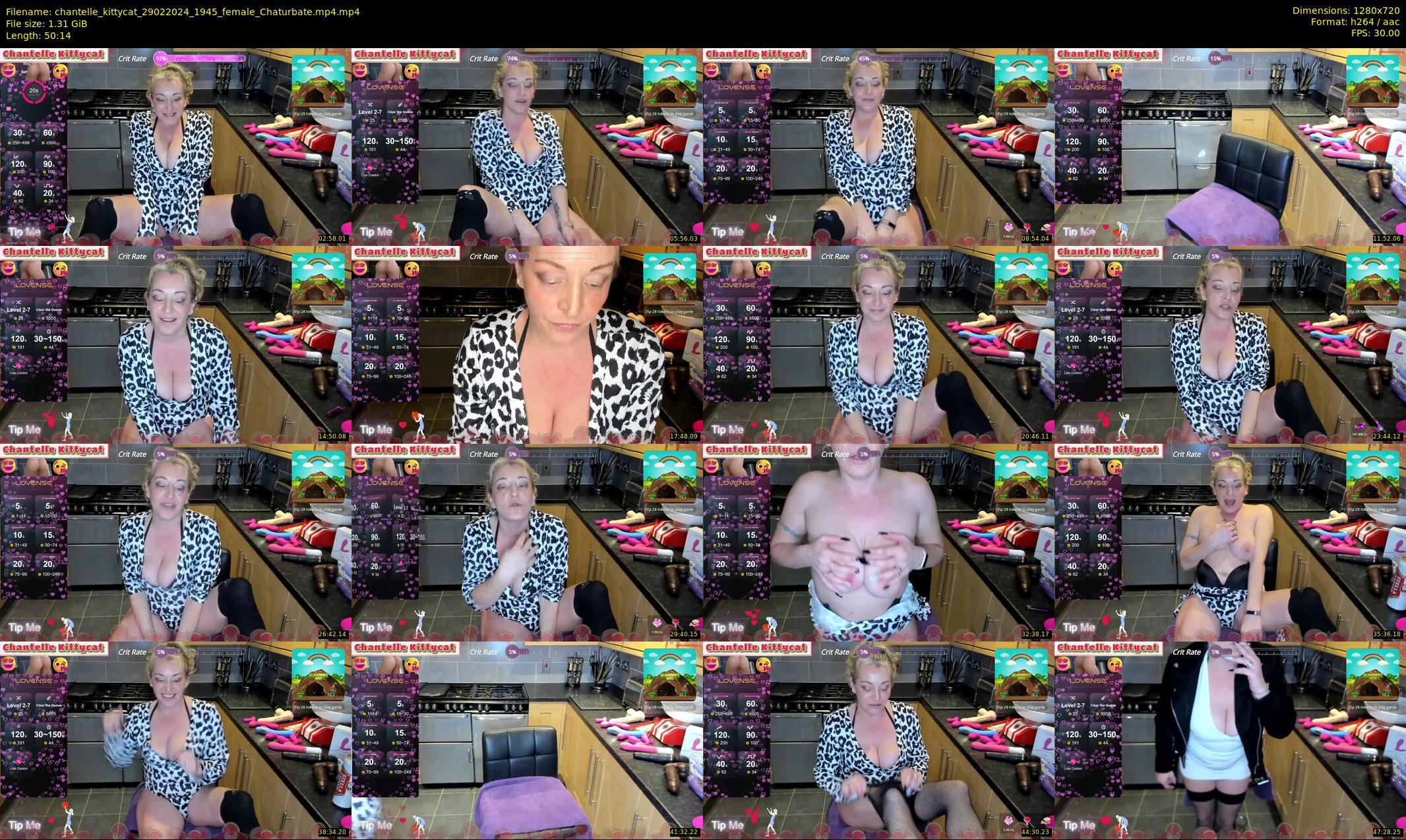 chantelle_kittycat — 51 minute Chaturbate female cam show recording, 720p, Feb 29, 2024