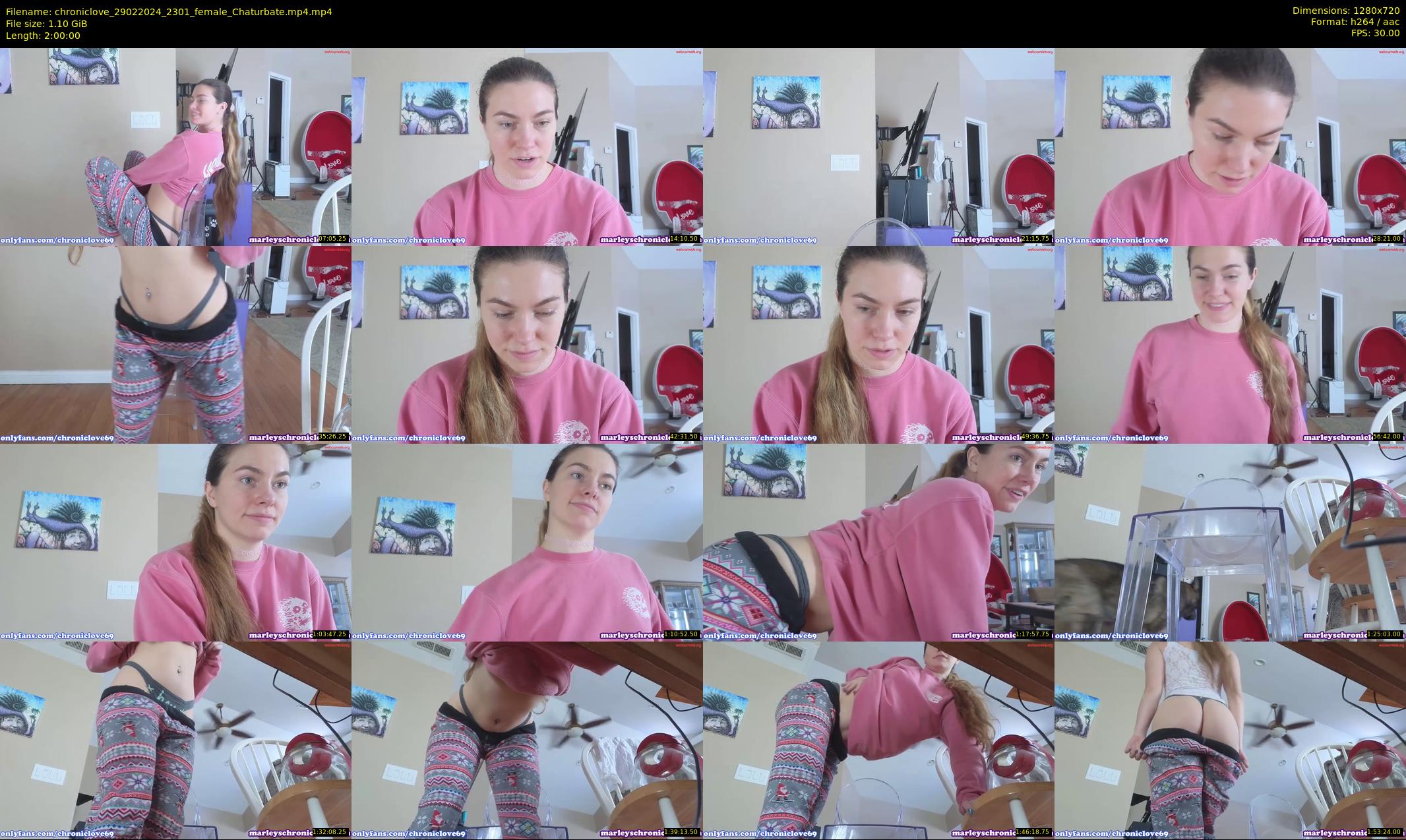chroniclove — 120 minute Chaturbate female cam show recording, 720p, Feb 29, 2024