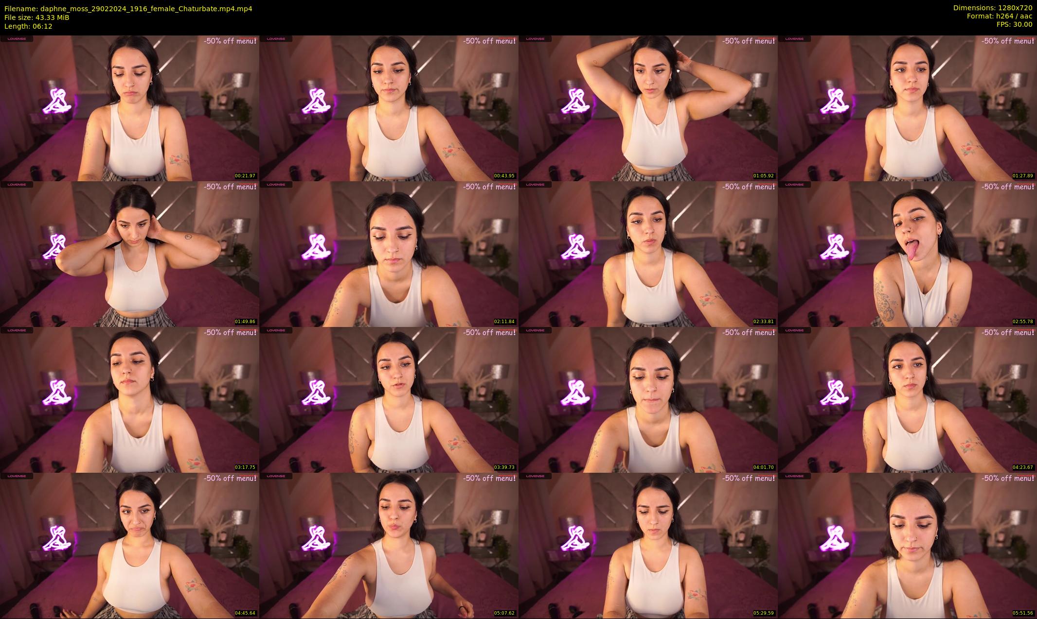 daphne_moss — 7 minute Chaturbate female cam show recording, 720p, Feb 29, 2024