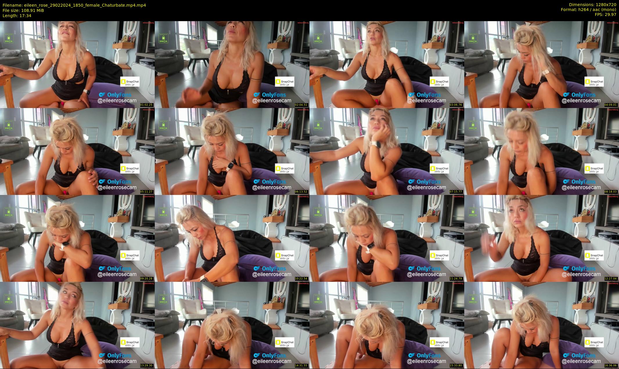 eileen_rose — 18 minute Chaturbate female cam show recording, 720p, Feb 29, 2024