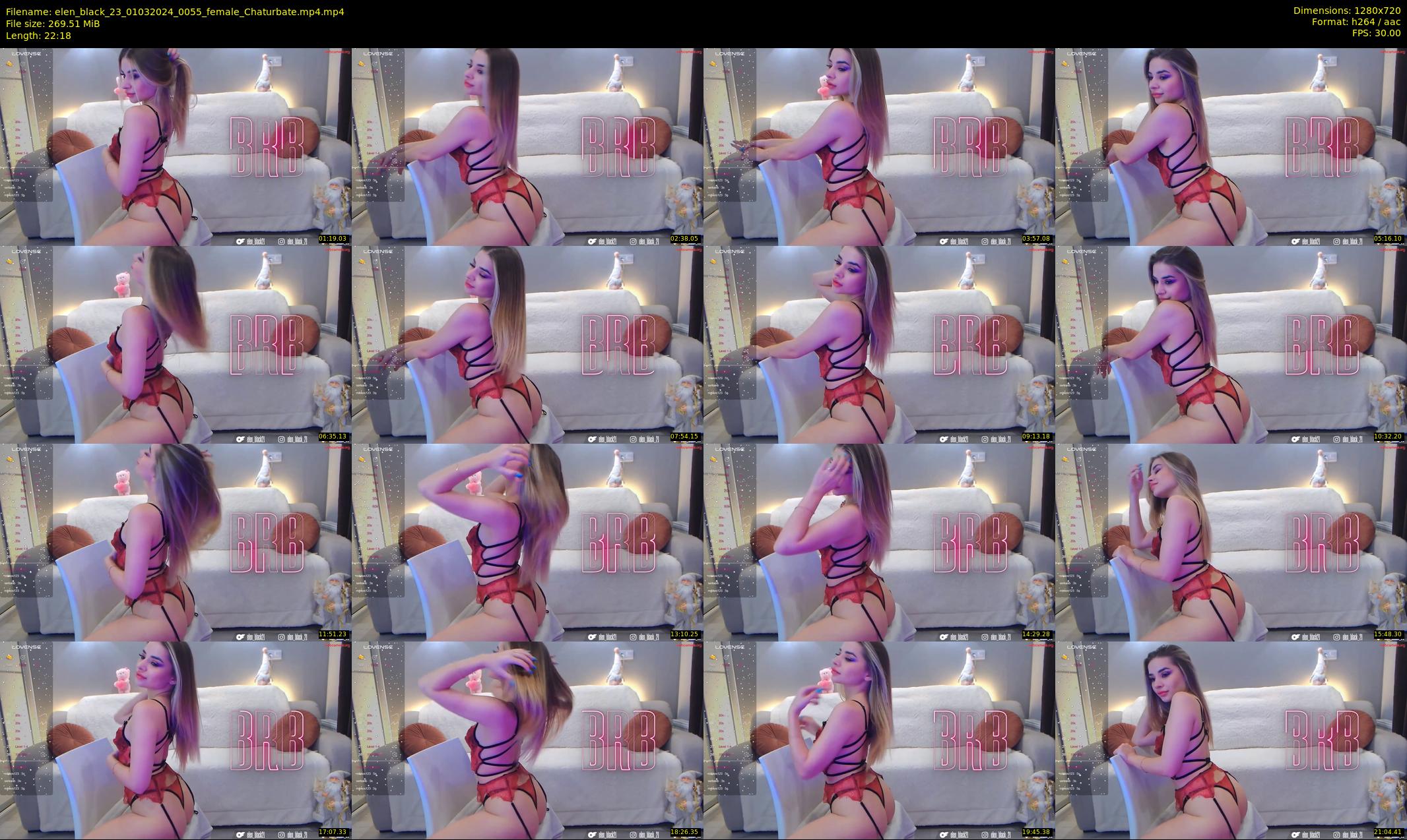 elen_black_23 — 23 minute Chaturbate female cam show recording, 720p, Mar 1, 2024