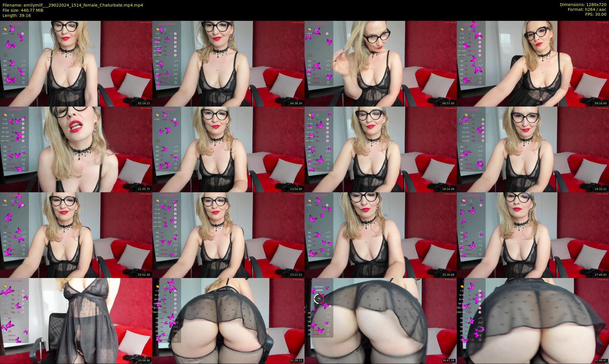 emilymilf__ — 40 minute Chaturbate female cam show recording, 720p, Feb 29, 2024
