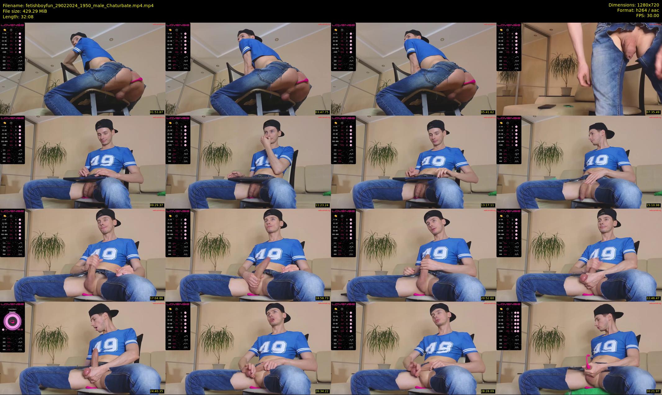 fetishboyfun — 33 minute Chaturbate male cam show recording, 720p, Feb 29, 2024