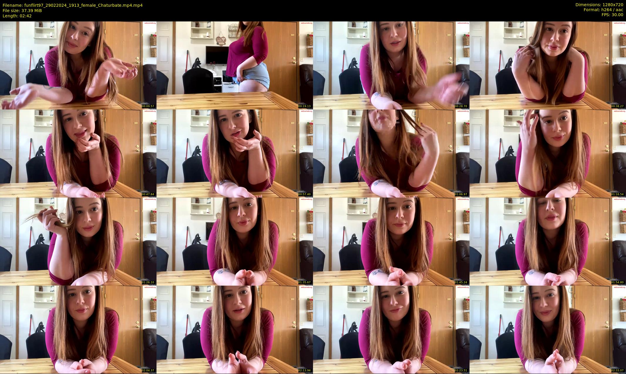 funflirt97 — 3 minute Chaturbate female cam show recording, 720p, Feb 29, 2024