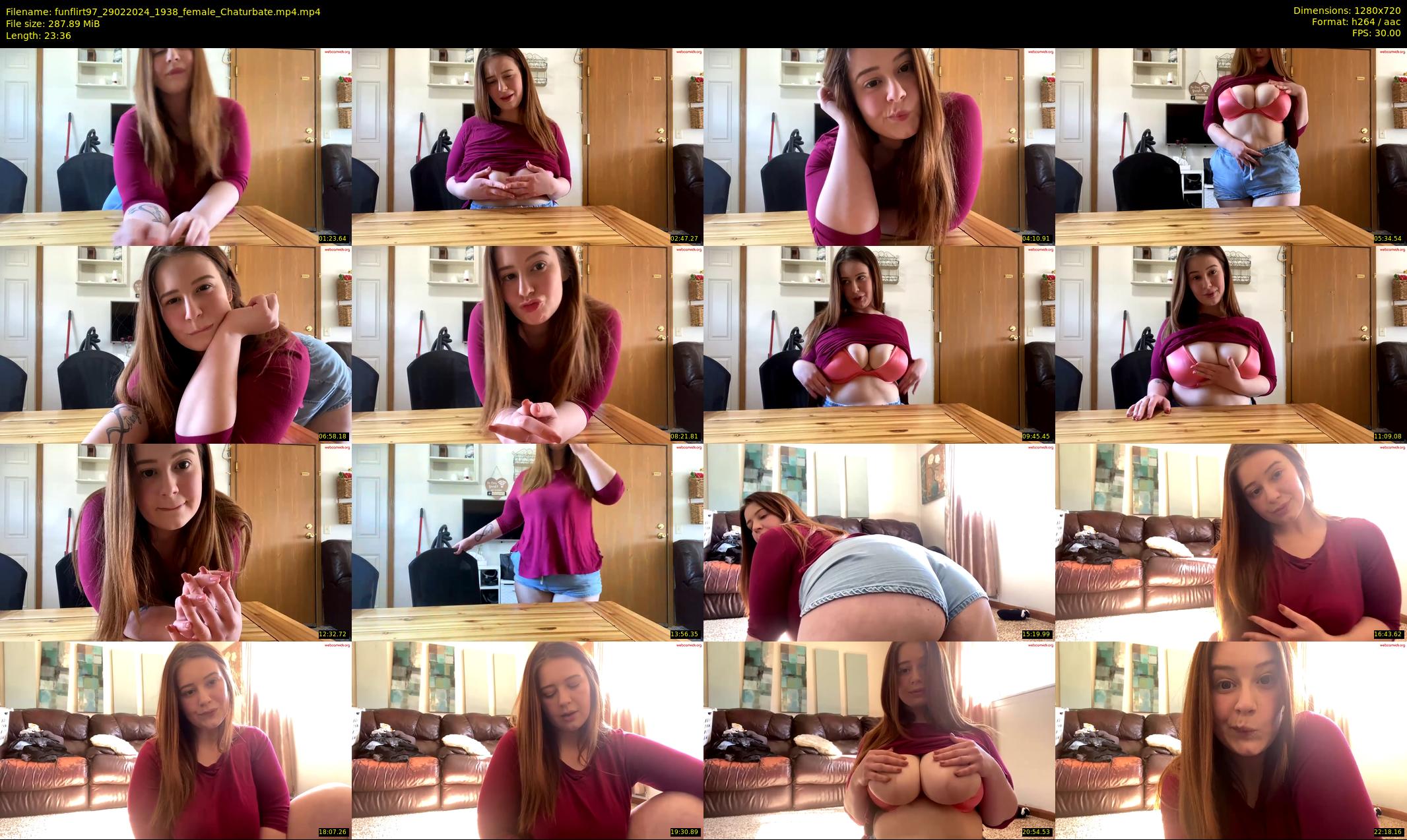 funflirt97 — 24 minute Chaturbate female cam show recording, 720p, Feb 29, 2024