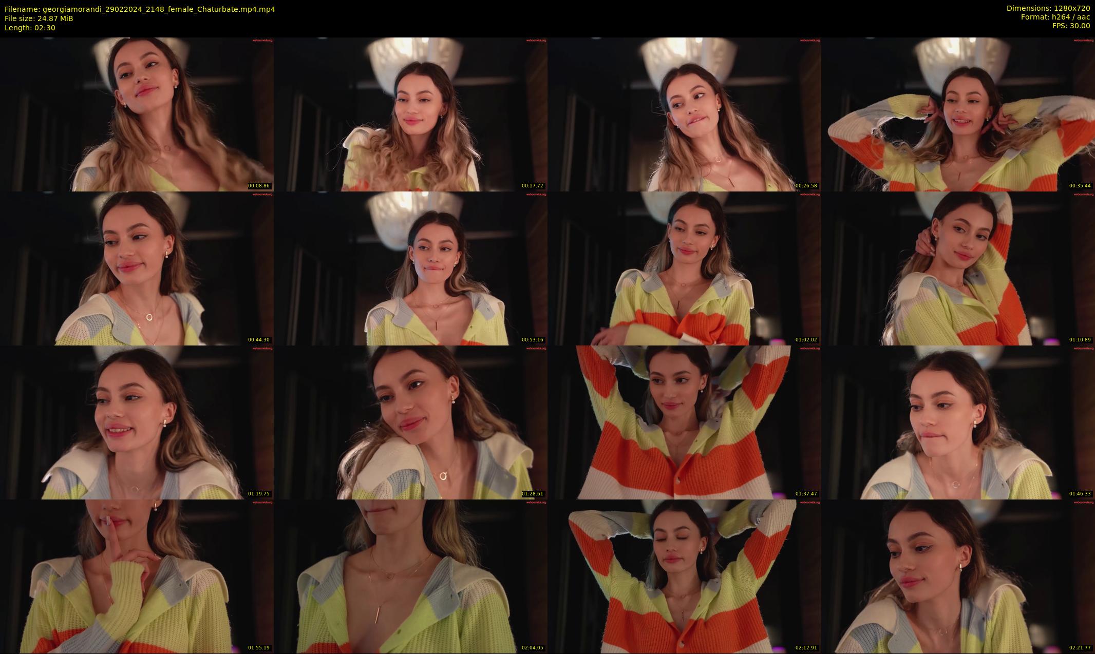 georgiamorandi — 3 minute Chaturbate female cam show recording, 720p, Feb 29, 2024