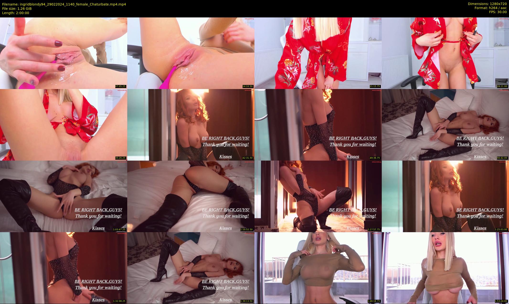 ingridblondy94 — 120 minute Chaturbate female cam show recording, 720p, Feb 29, 2024