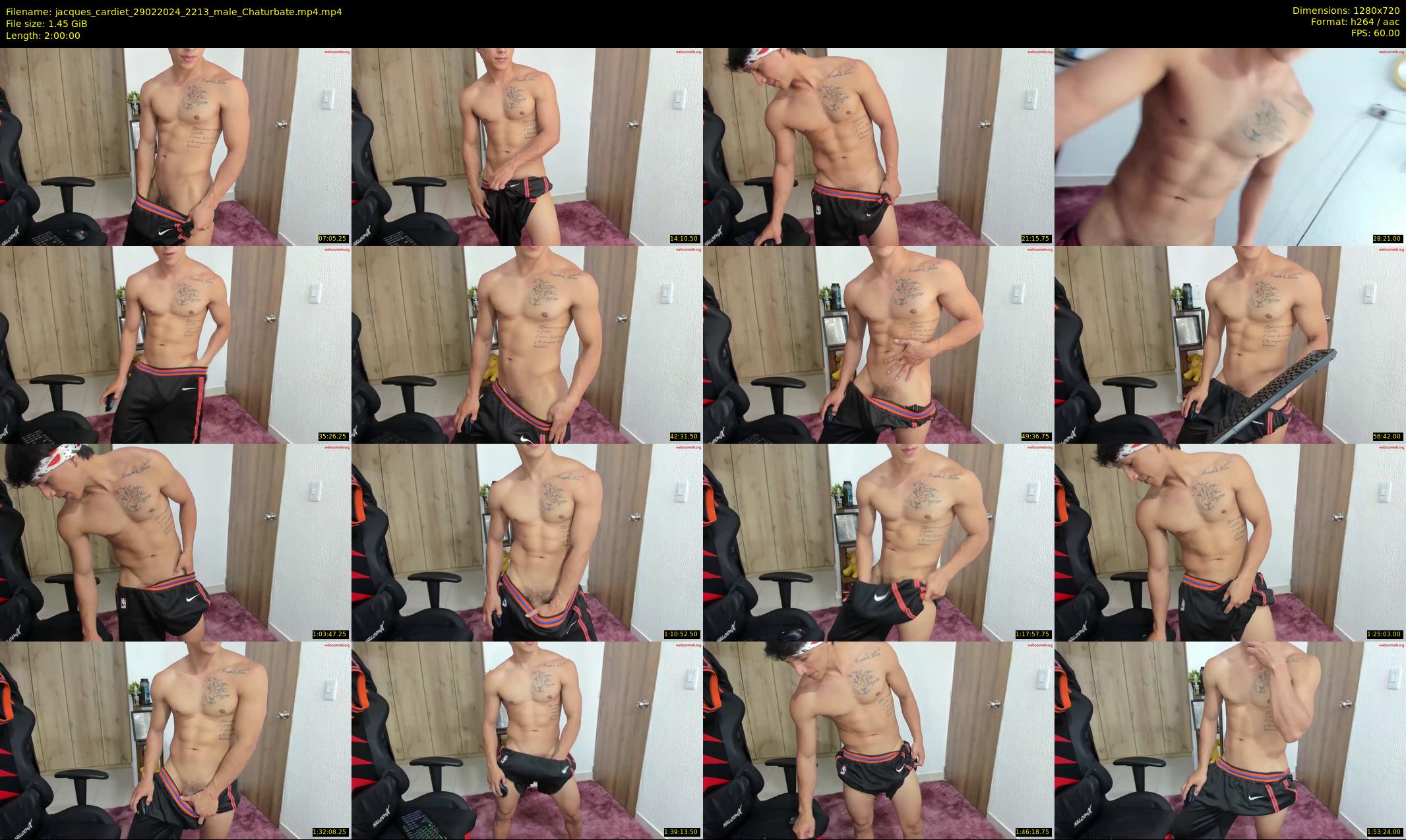 jacques_cardiet — 120 minute Chaturbate male cam show recording, 720p, Feb 29, 2024