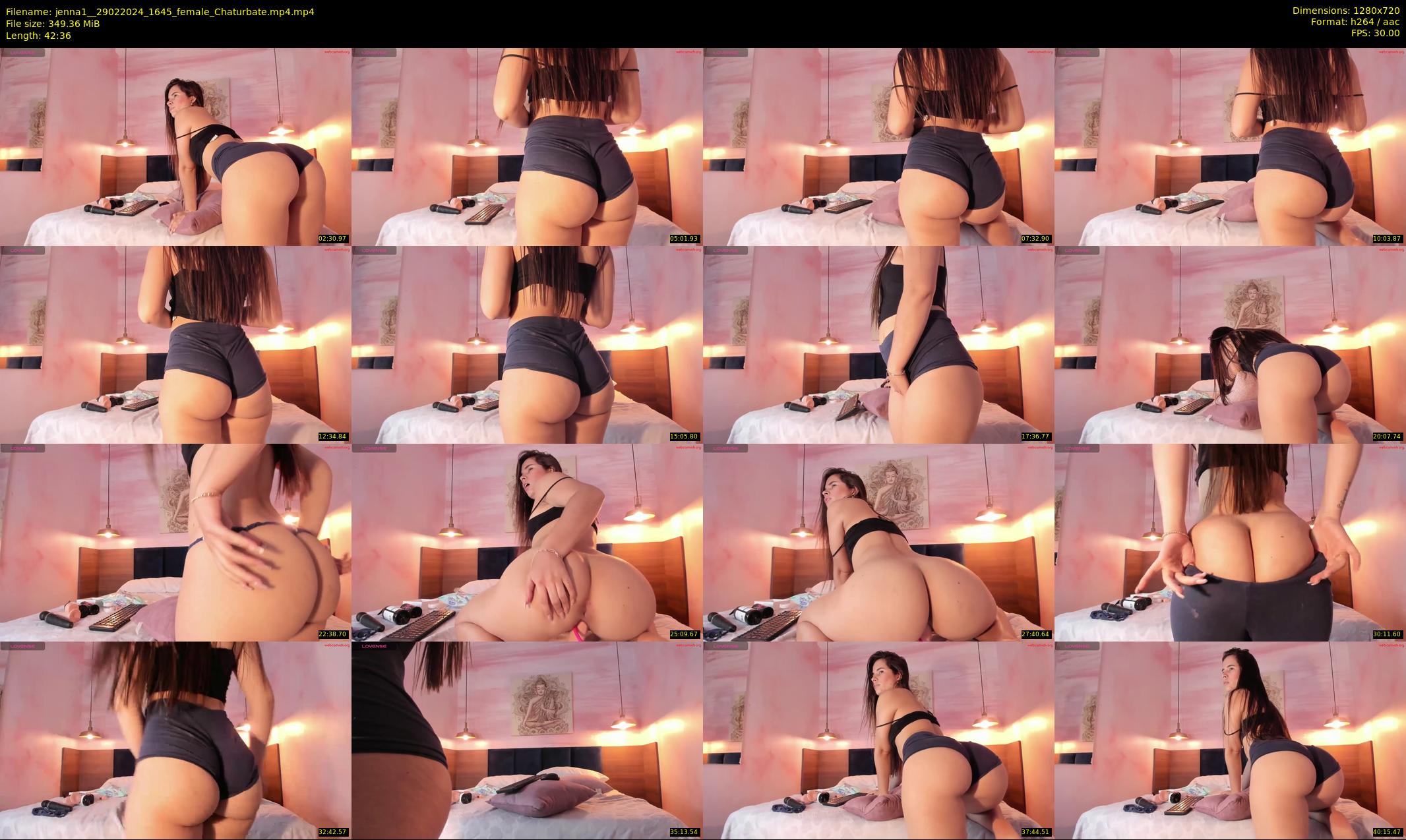 jenna1_ — 43 minute Chaturbate female cam show recording, 720p, Feb 29, 2024