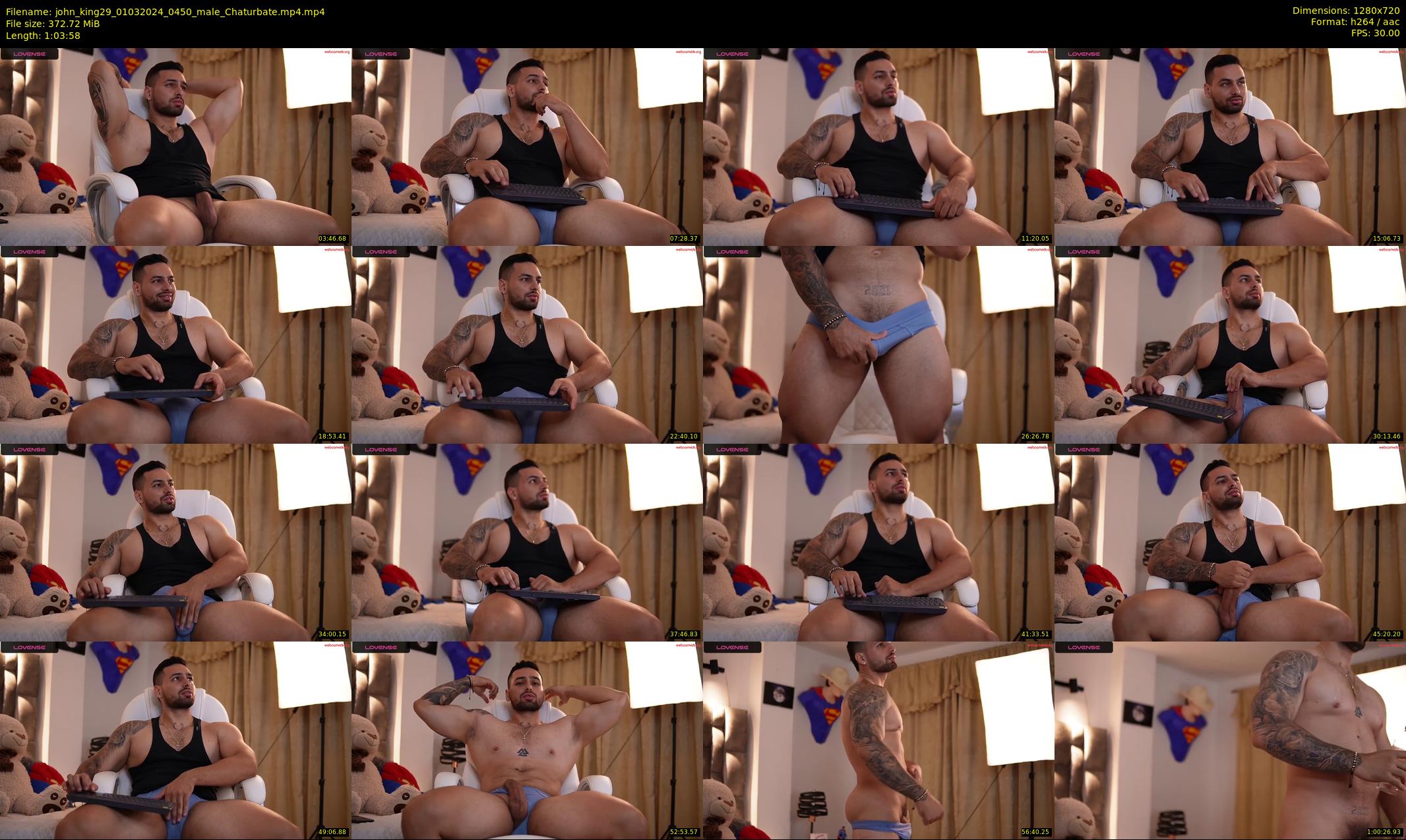 john_king29 — 64 minute Chaturbate male cam show recording, 720p, Mar 1, 2024