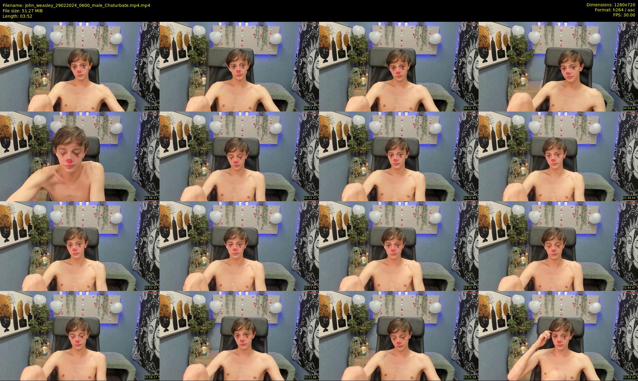 john_weasley — 4 minute Chaturbate male cam show recording, 720p, Feb 29, 2024