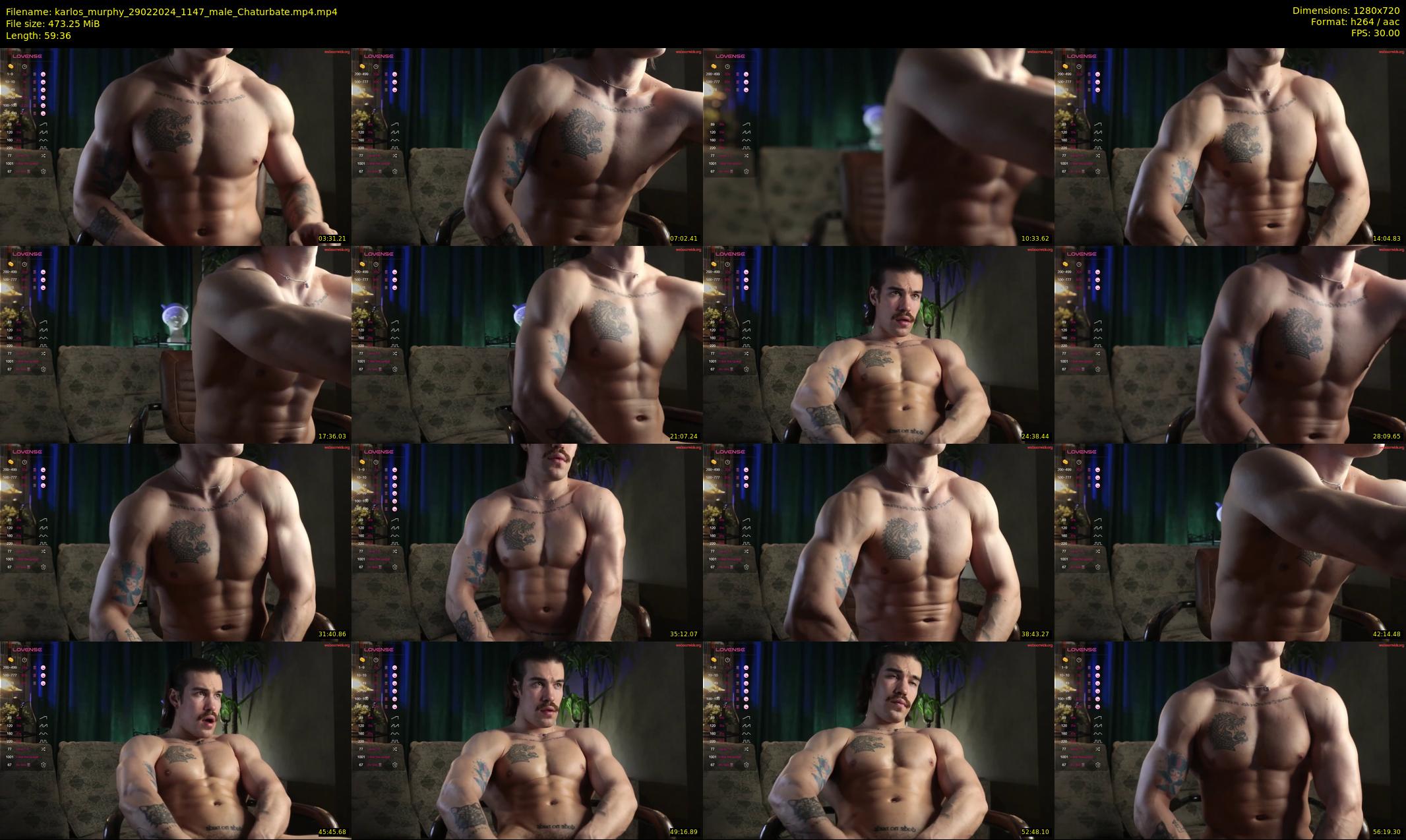 karlos_murphy — 60 minute Chaturbate male cam show recording, 720p, Feb 29, 2024