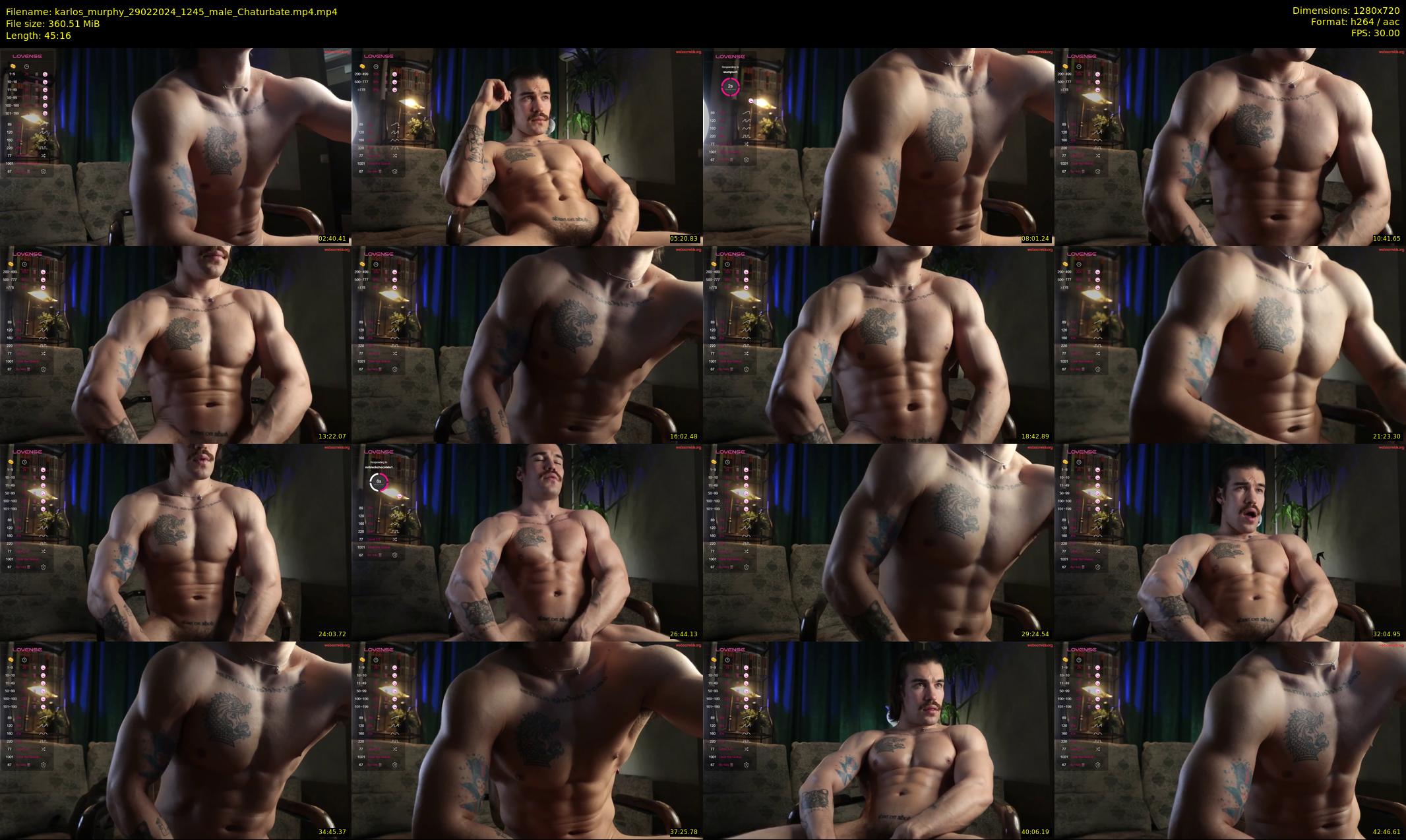 karlos_murphy — 46 minute Chaturbate male cam show recording, 720p, Feb 29, 2024