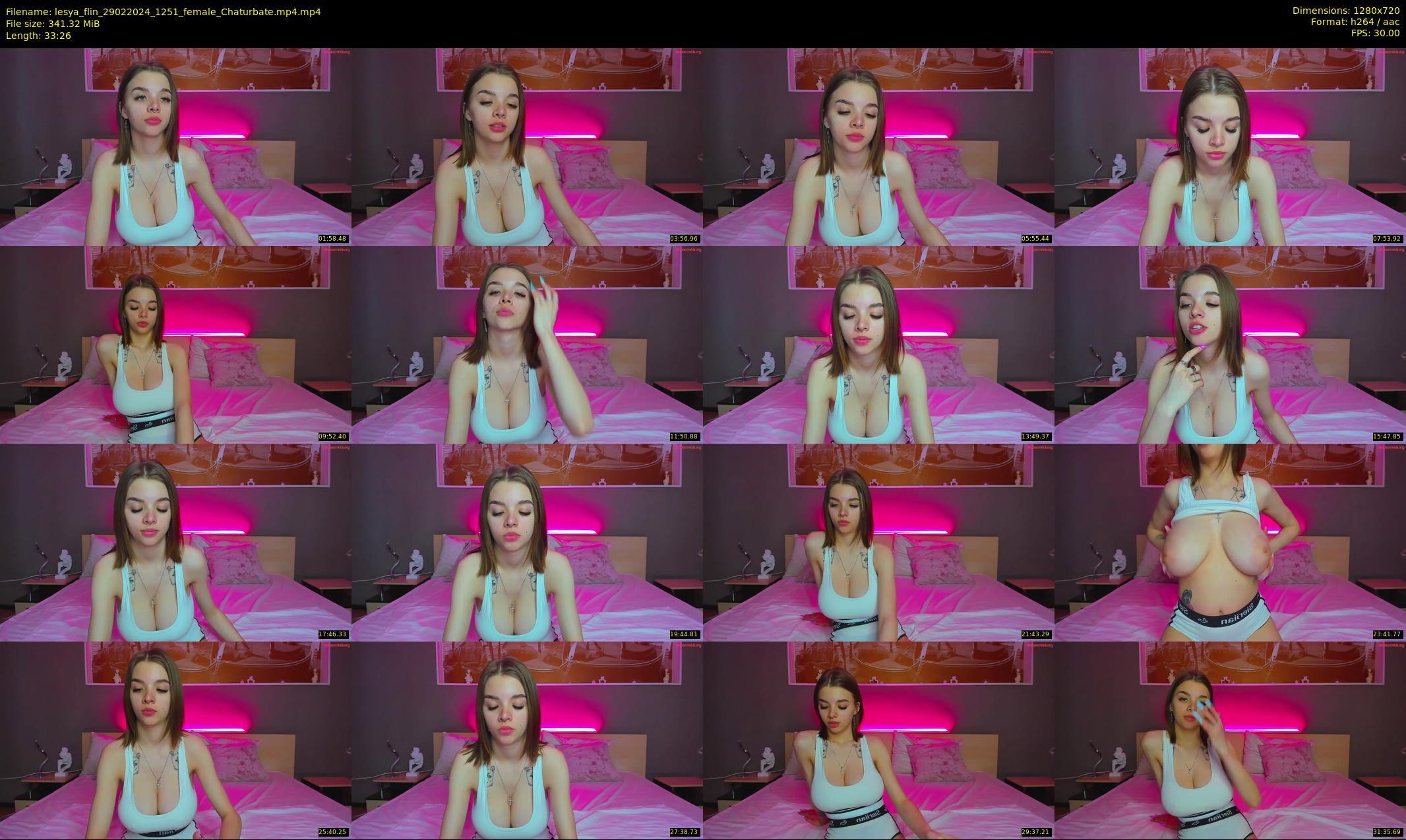 lesya_flin — 34 minute Chaturbate female cam show recording, 720p, Feb 29, 2024