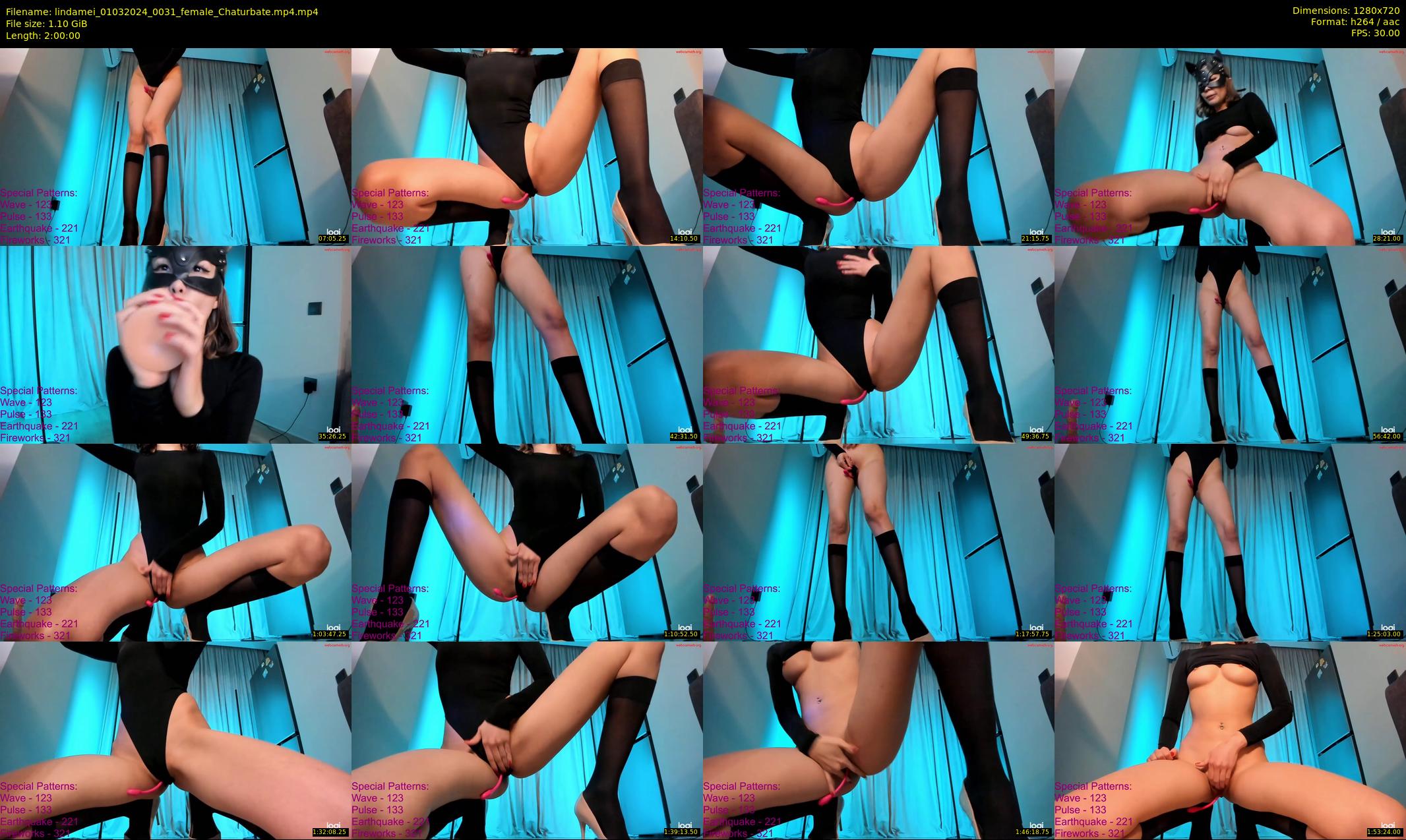 lindamei — 120 minute Chaturbate female cam show recording, 720p, Mar 1, 2024