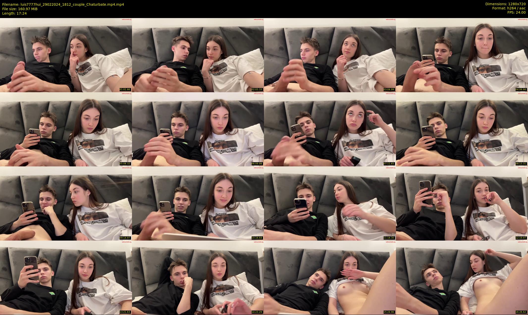 luis7777hui — 18 minute Chaturbate couple cam show recording, 720p, Feb 29, 2024