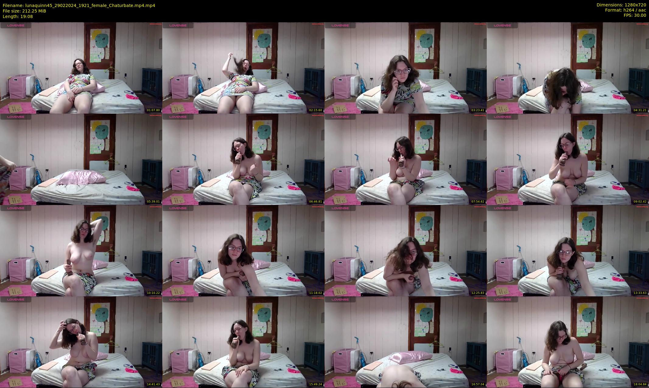lunaquinn45 — 20 minute Chaturbate female cam show recording, 720p, Feb 29, 2024