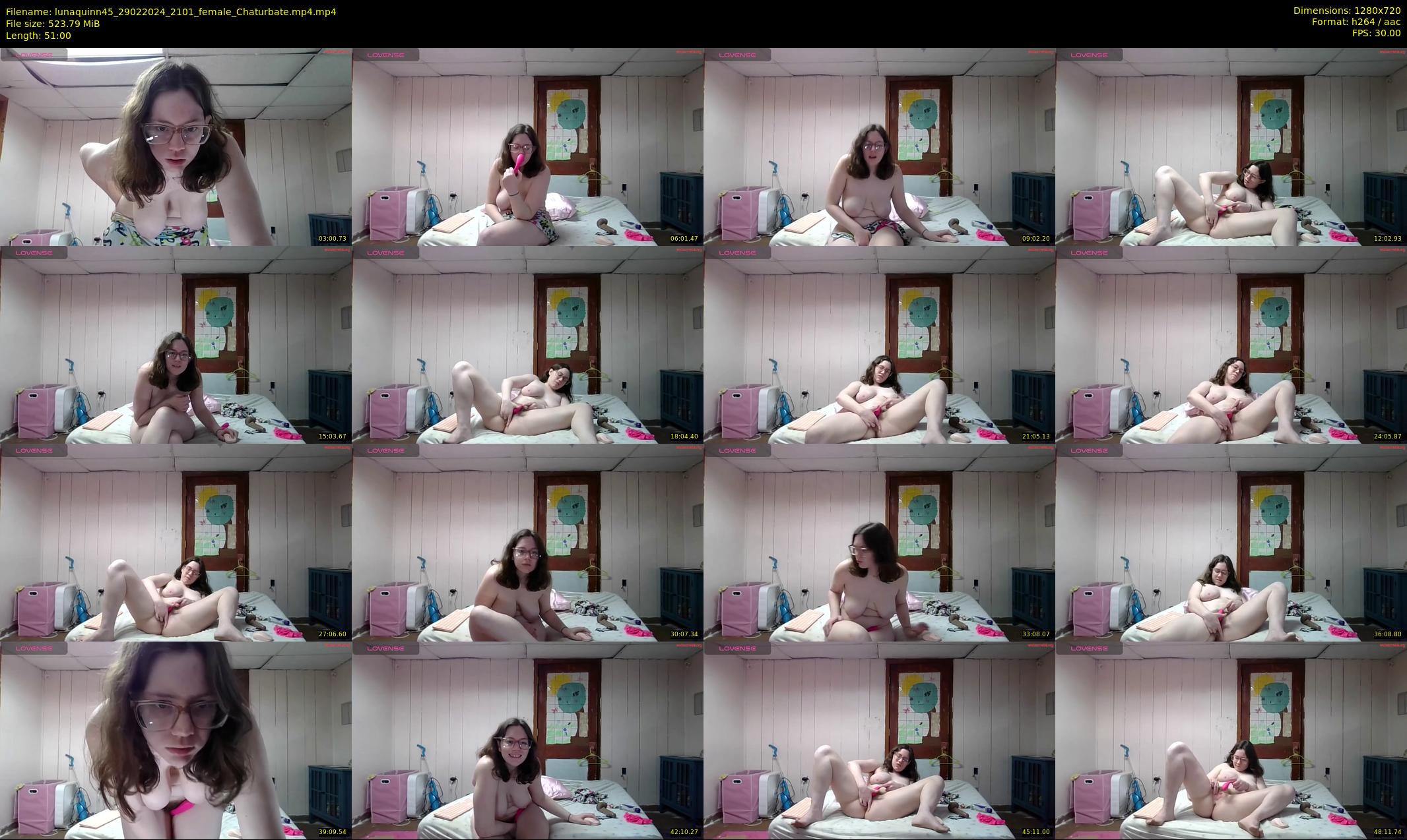lunaquinn45 — 51 minute Chaturbate female cam show recording, 720p, Feb 29, 2024