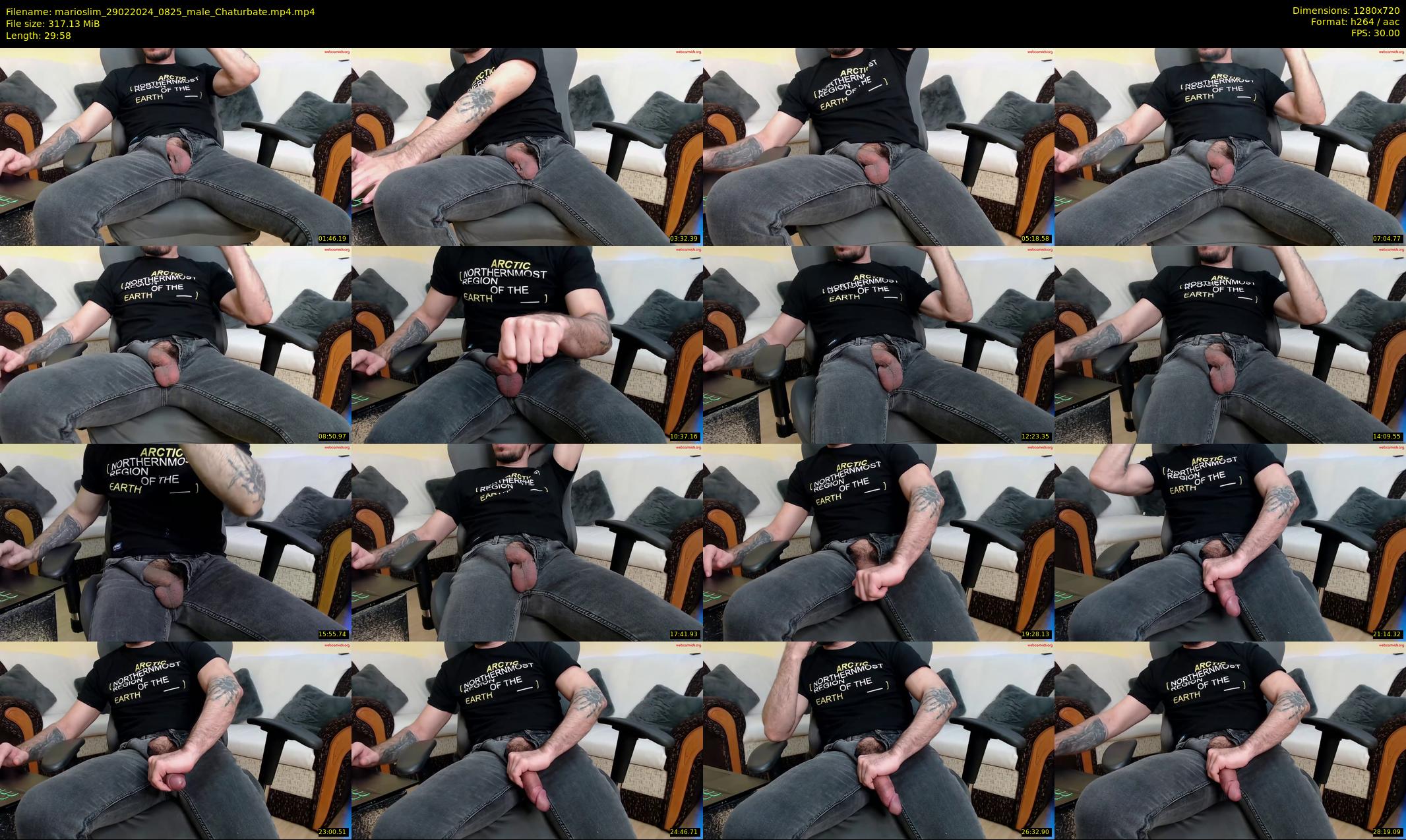 marioslim — 30 minute Chaturbate male cam show recording, 720p, Feb 29, 2024