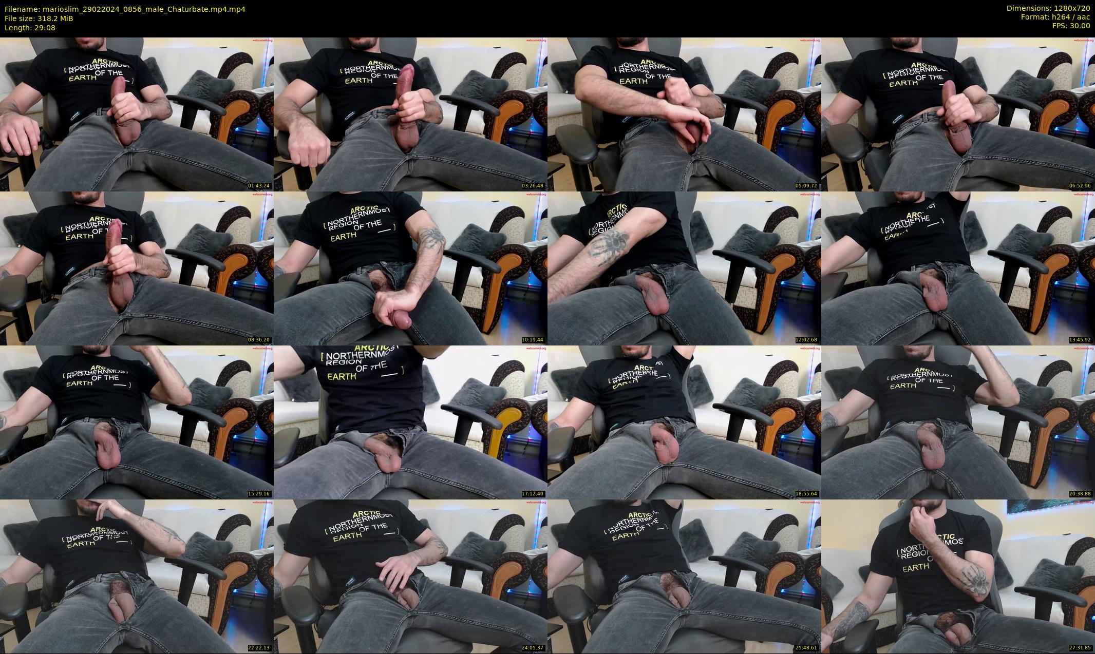 marioslim — 30 minute Chaturbate male cam show recording, 720p, Feb 29, 2024