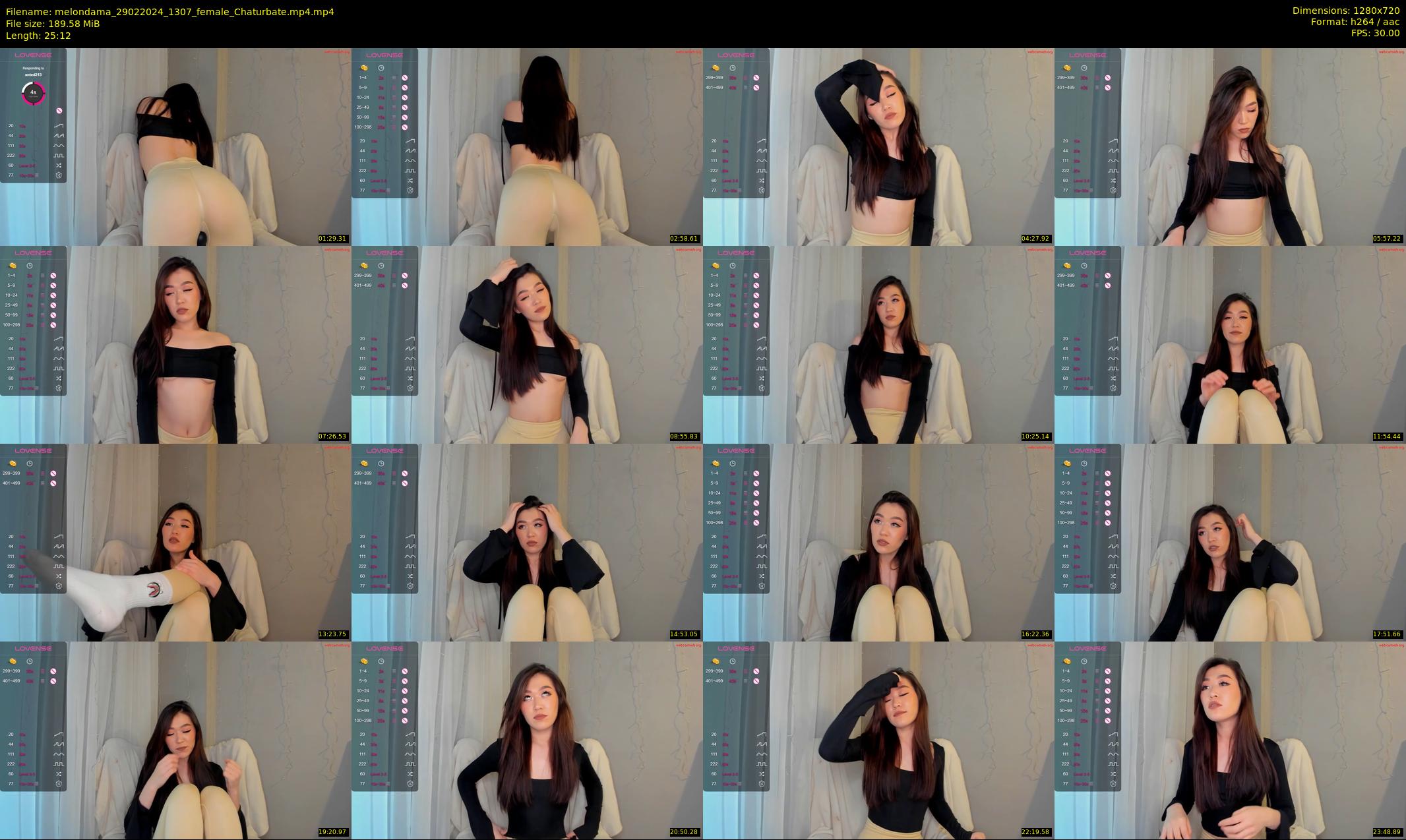 melondama — 26 minute Chaturbate female cam show recording, 720p, Feb 29, 2024