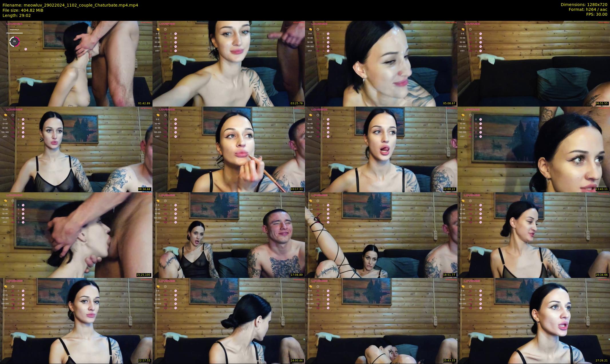 meowluv — 30 minute Chaturbate couple cam show recording, 720p, Feb 29, 2024