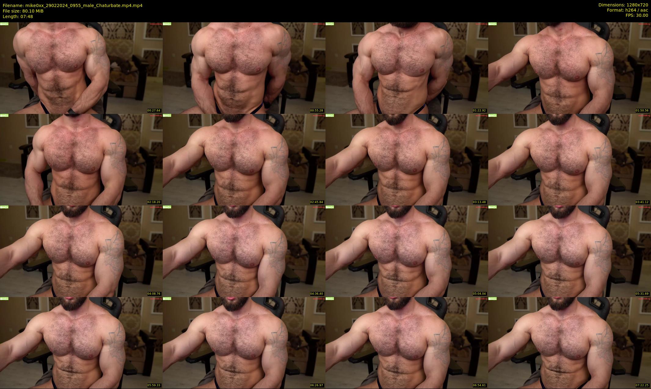 mike0xx — 8 minute Chaturbate male cam show recording, 720p, Feb 29, 2024